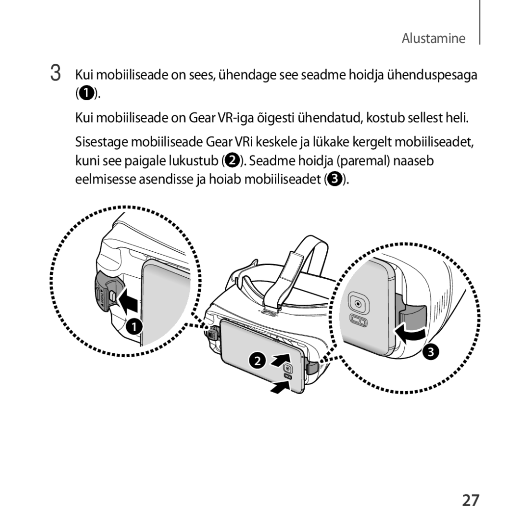 Samsung SM-R325NZVASEB manual Alustamine 