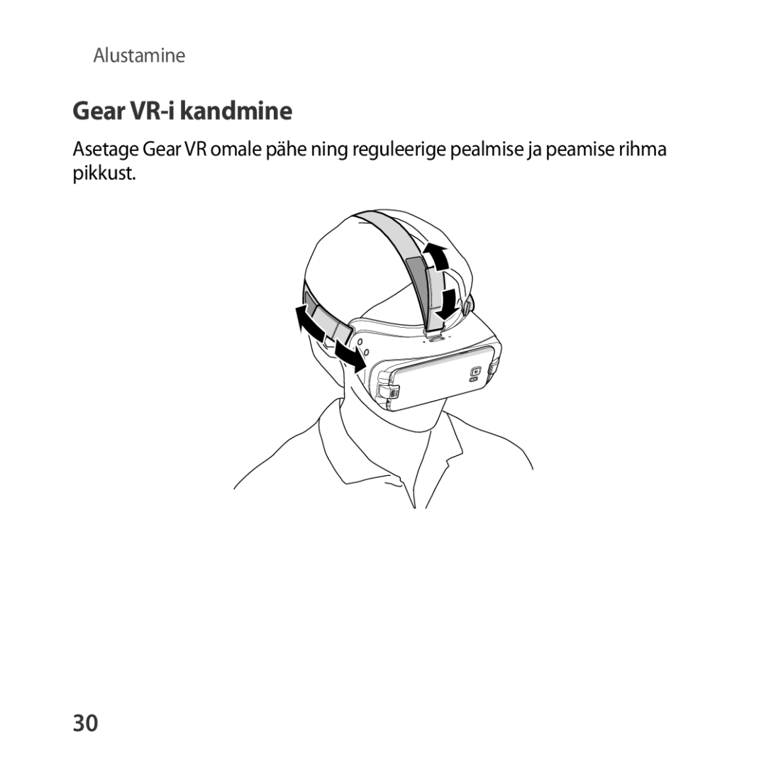 Samsung SM-R325NZVASEB manual Gear VR-i kandmine 