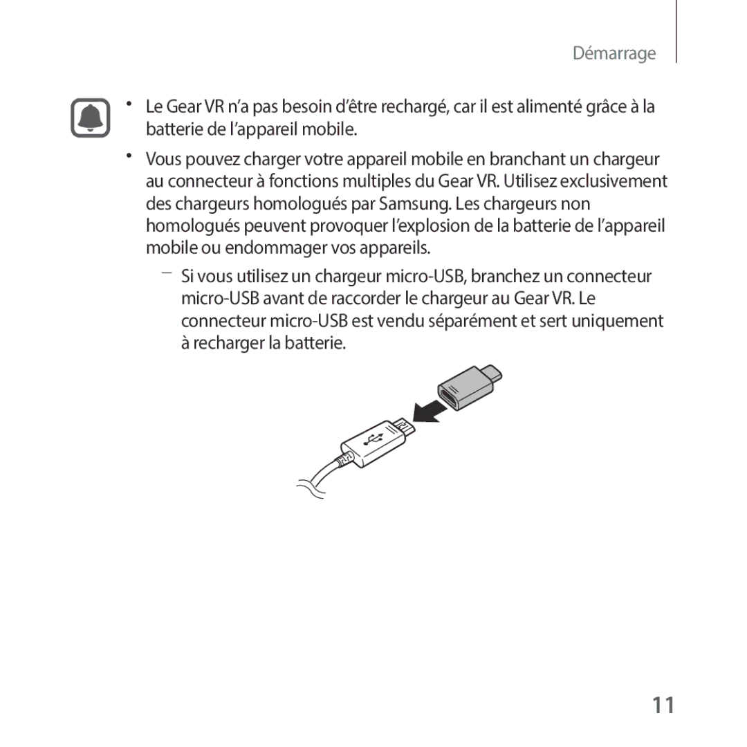 Samsung SM-R325NZVAXEF manual Démarrage 