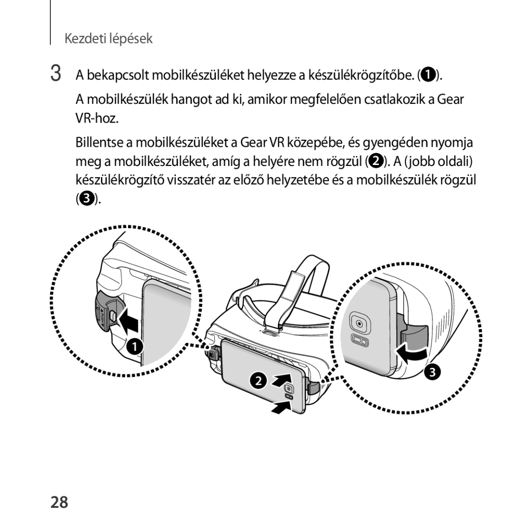 Samsung SM-R325NZVAXSK, SM-R325NZVAXEZ, SM-R325NZVAXEH manual Kezdeti lépések 