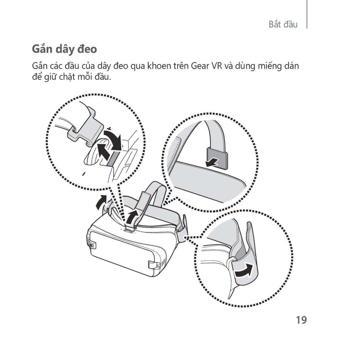 Samsung SM-R325NZVAXXV manual Gắn dây đeo 