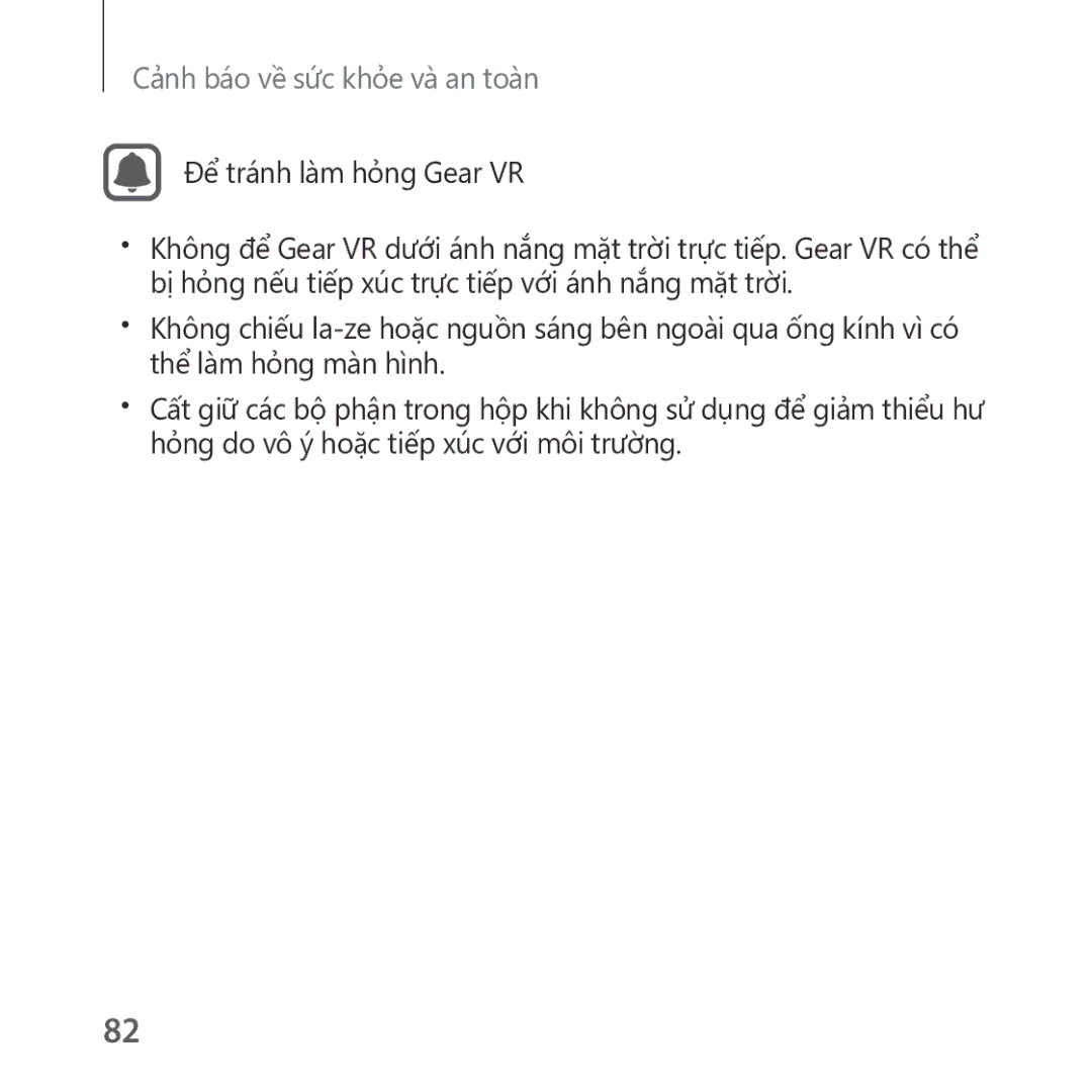 Samsung SM-R325NZVAXXV manual Cảnh báo về sức khỏe và an toàn 