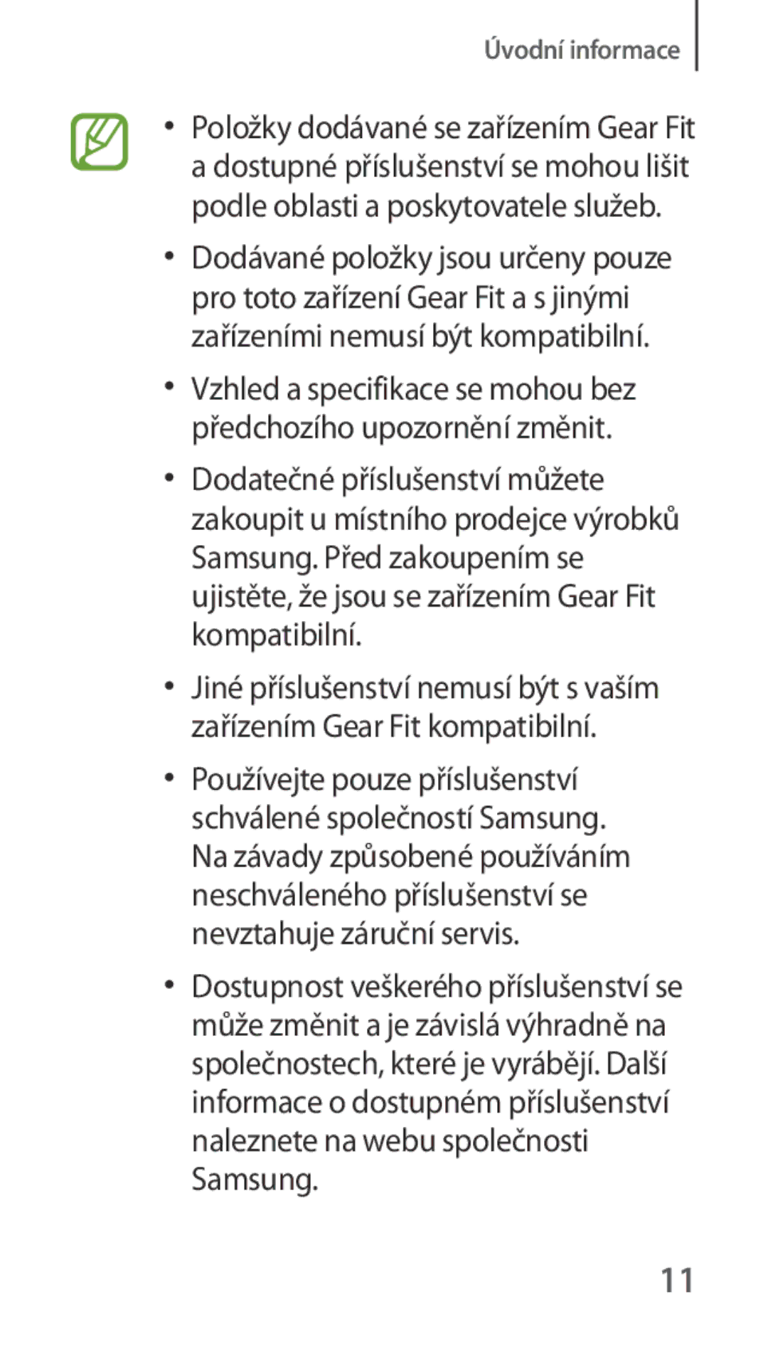 Samsung SM-R3500ZKAEUX, SM-R3500ZKAATO, SM-R3500ZKADBT, SM-R3500ZKAXEO, SM-R3500ZKAAUT, SM-R3500ZKAXEZ manual Úvodní informace 