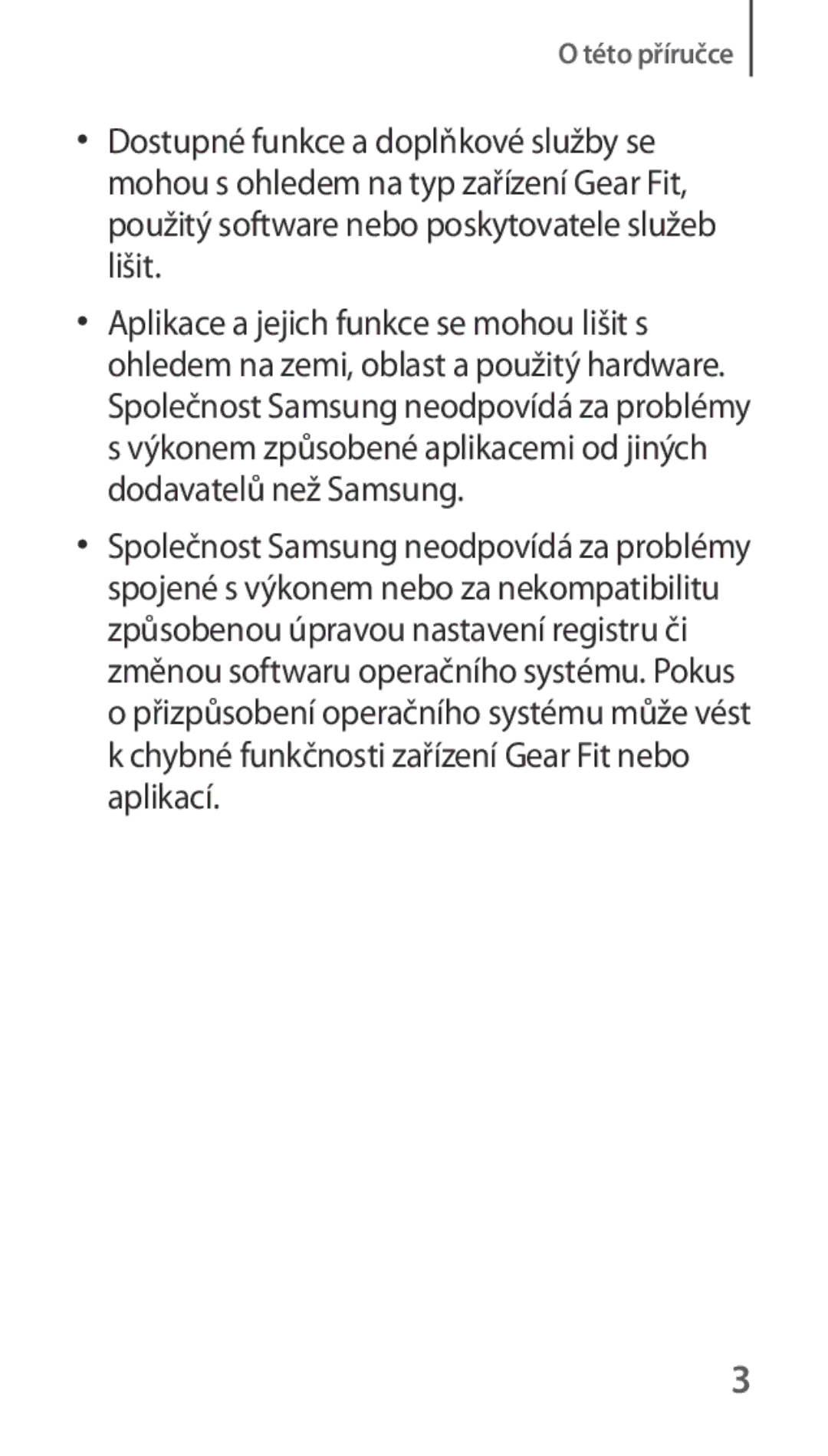 Samsung SM-R3500ZKAEUX, SM-R3500ZKAATO, SM-R3500ZKADBT, SM-R3500ZKAXEO, SM-R3500ZKAAUT, SM-R3500ZKAXEZ manual Této příručce 