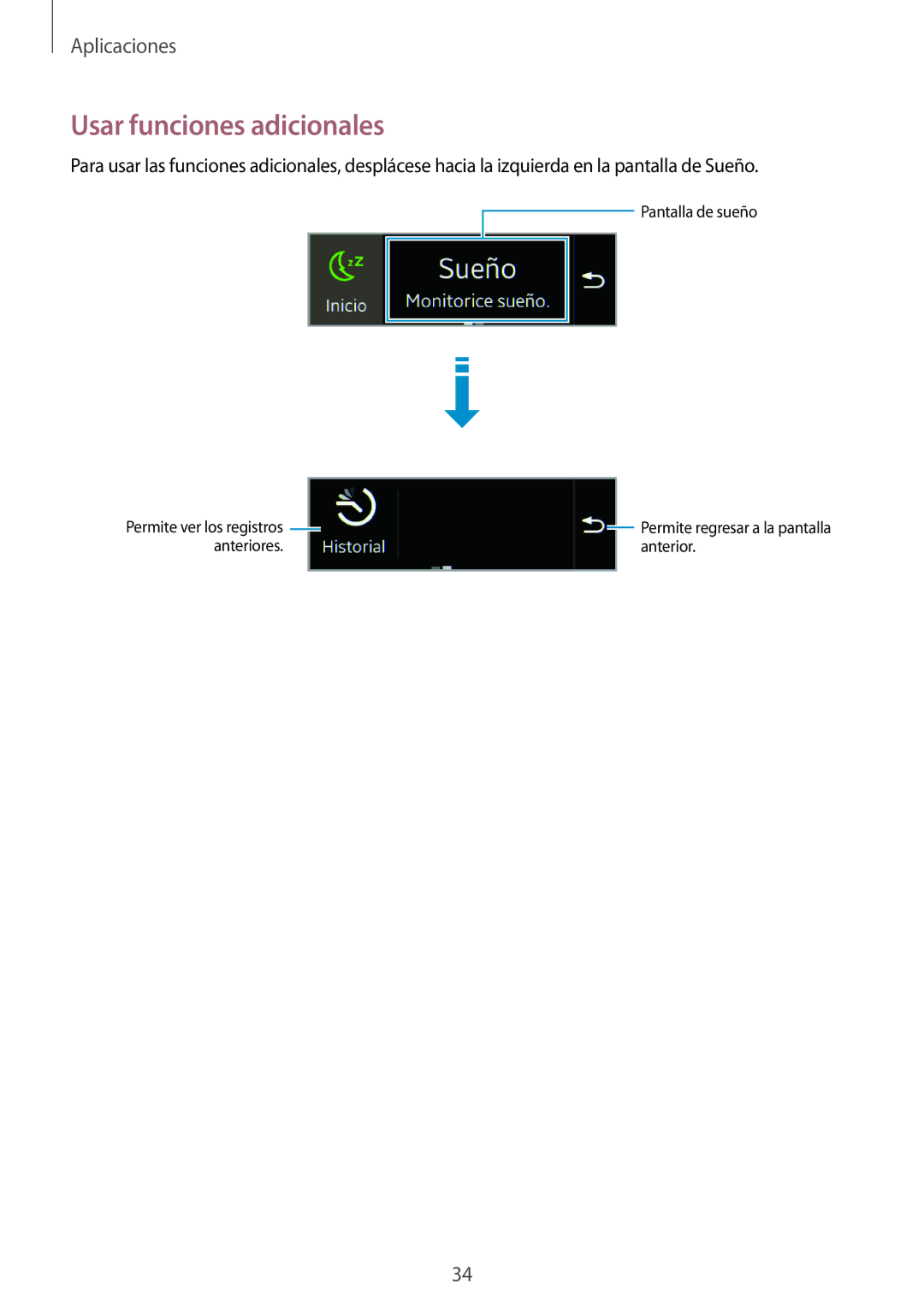 Samsung SM-R3500ZKAEUX, SM-R3500ZKAPHE manual Usar funciones adicionales 