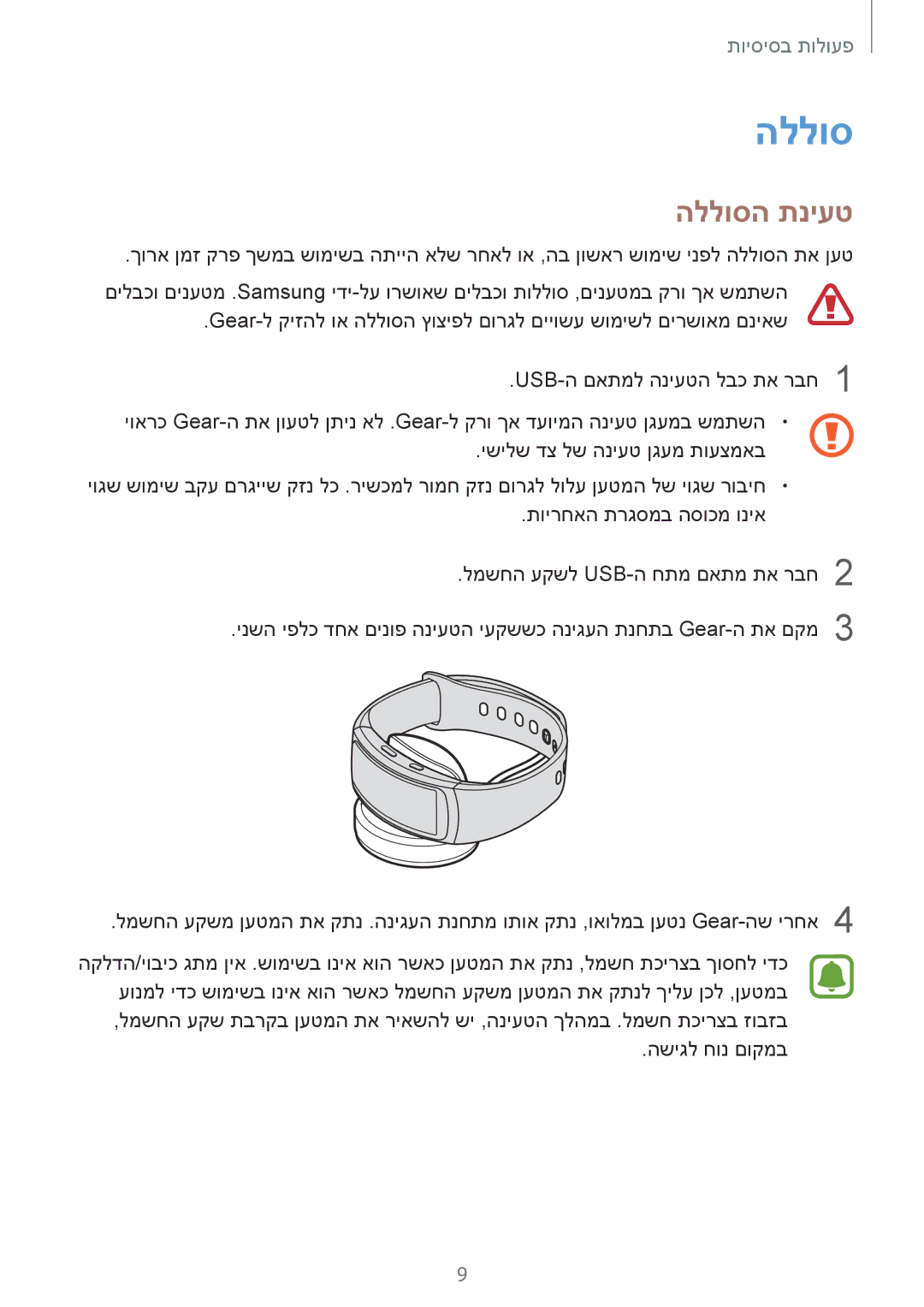 Samsung SM-R3600DAAILO, SM-R3600ZIAILO, SM-R3600ZBAILO manual הללוסה תניעט 