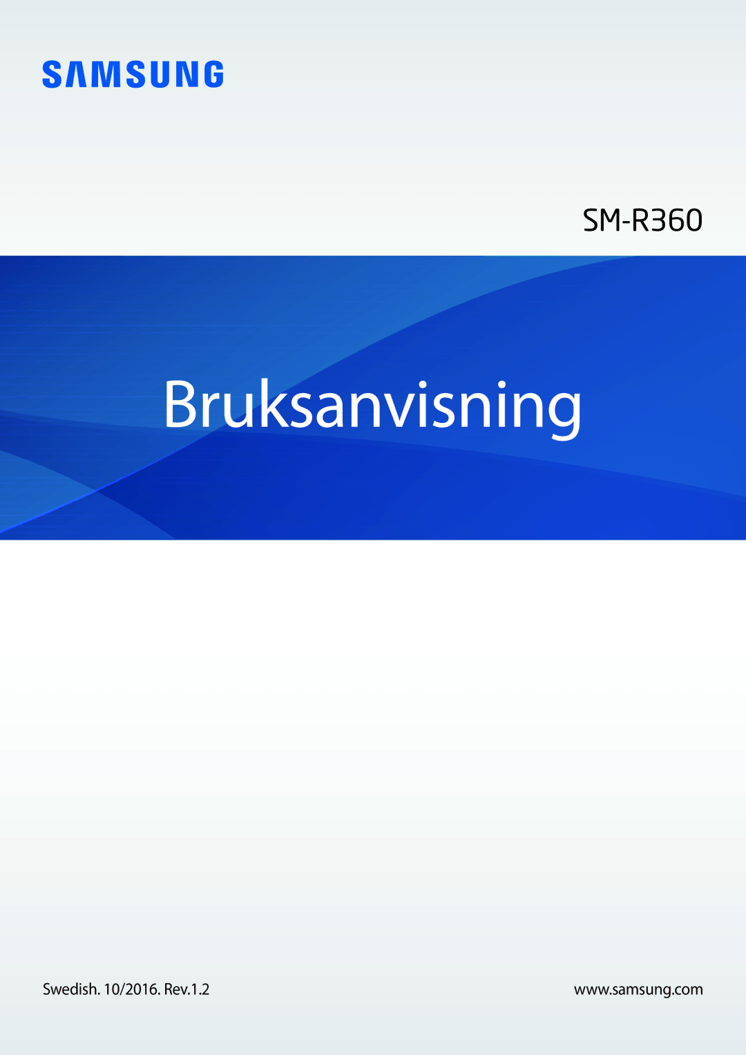 Samsung SM-R3600ZBNNEE, SM-R3600ZBANEE, SM-R3600ZIANEE, SM-R3600DAANEE, SM-R3600DANNEE, SM-R3600ZINNEE manual Bruksanvisning 