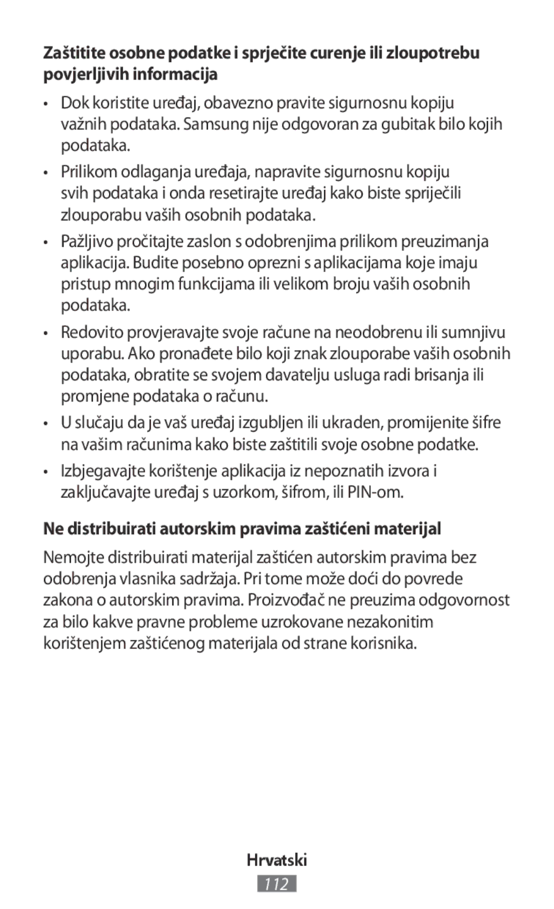 Samsung SM-R365NZKNNEE, SM-R365NZKADBT, SM-R365NZKNDBT manual Ne distribuirati autorskim pravima zaštićeni materijal 