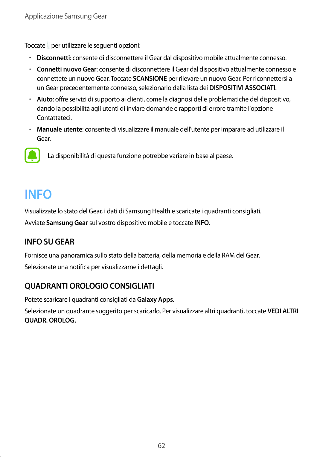 Samsung SM-R365NZKAITV, SM-R365NZRNITV, SM-R365NZRAITV, SM-R365NZKNITV manual Info 