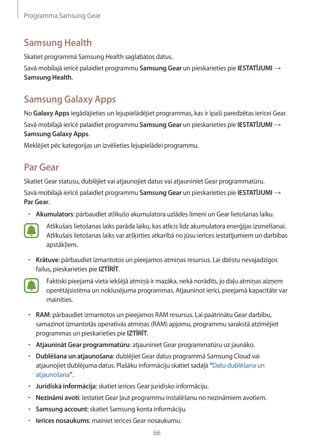 Samsung SM-R365NZKNSEB, SM-R365NZRNSEB, SM-R365NZRASEB, SM-R365NZKASEB manual Samsung Health, Samsung Galaxy Apps, Par Gear 