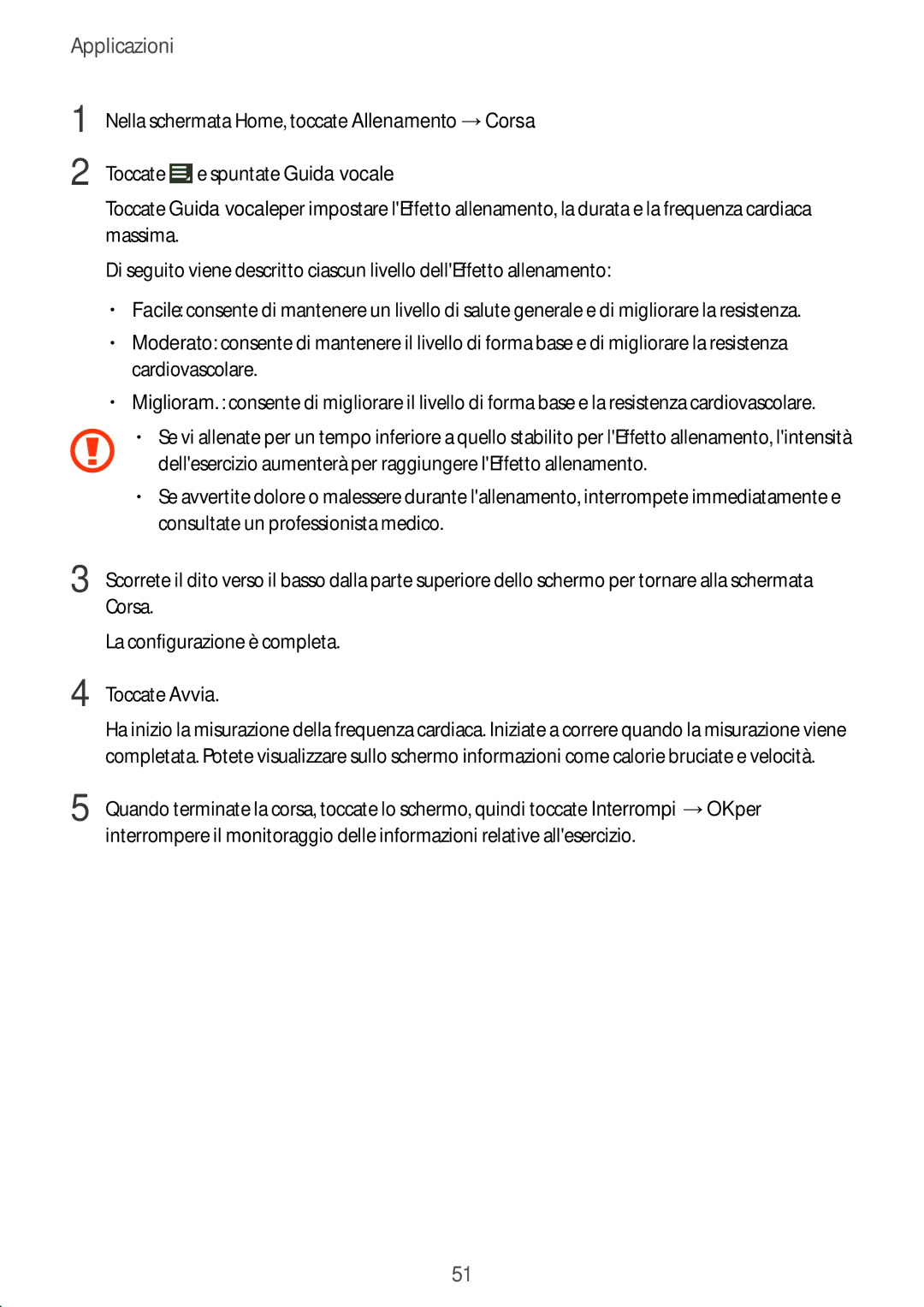 Samsung SM-R3800VSAXSA, SM-R3800VSATUR, SM-R3800VSAXEO, SM-R3800VSADBT, SM-R3800VSAAUT, SM-R3800VSAITV manual Applicazioni 