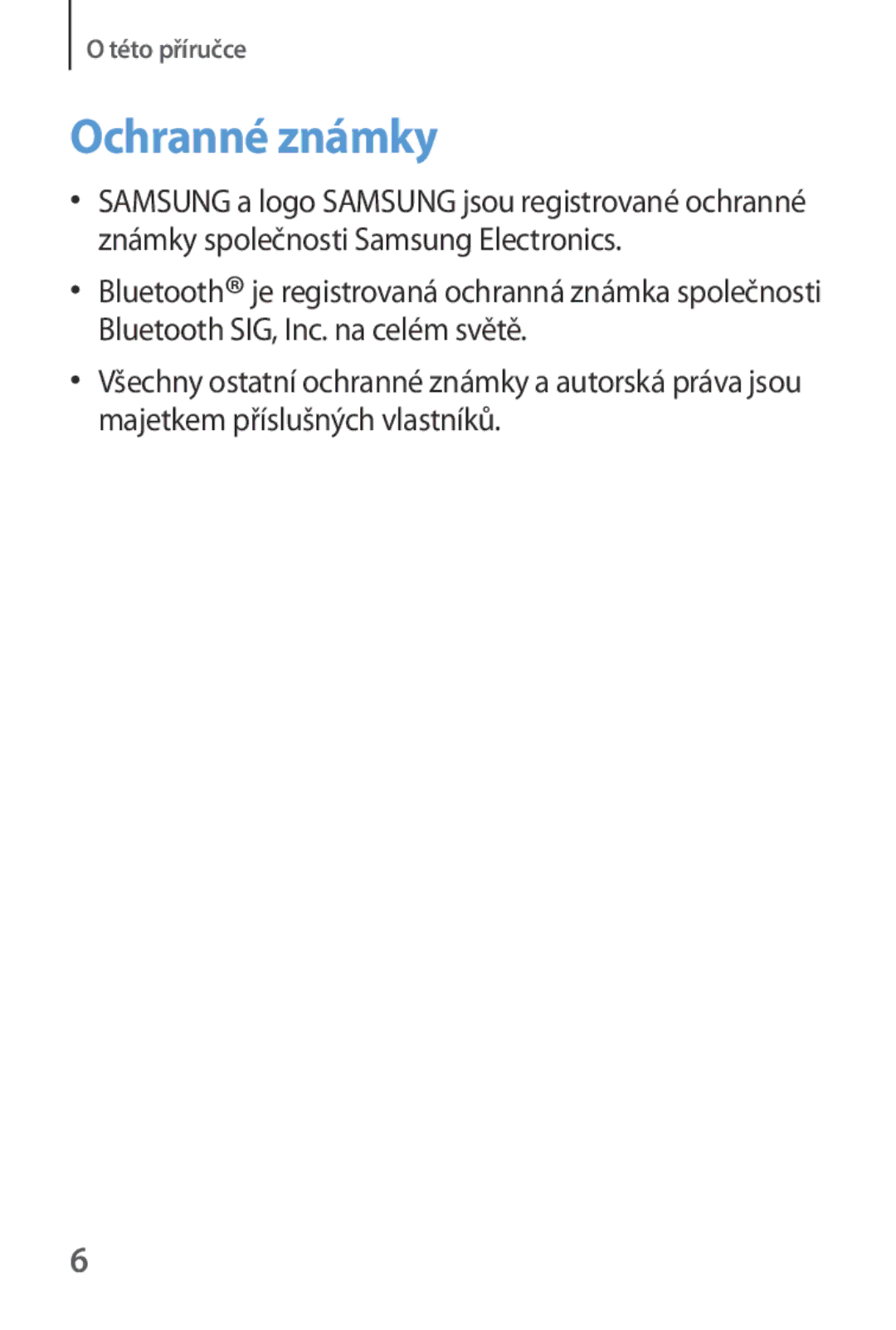 Samsung SM-R3800VSAXEH, SM-R3800VSAXEO, SM-R3800MOAATO, SM-R3800GNAEUR, SM-R3800VSAATO, SM-R3800GNAROM manual Ochranné známky 