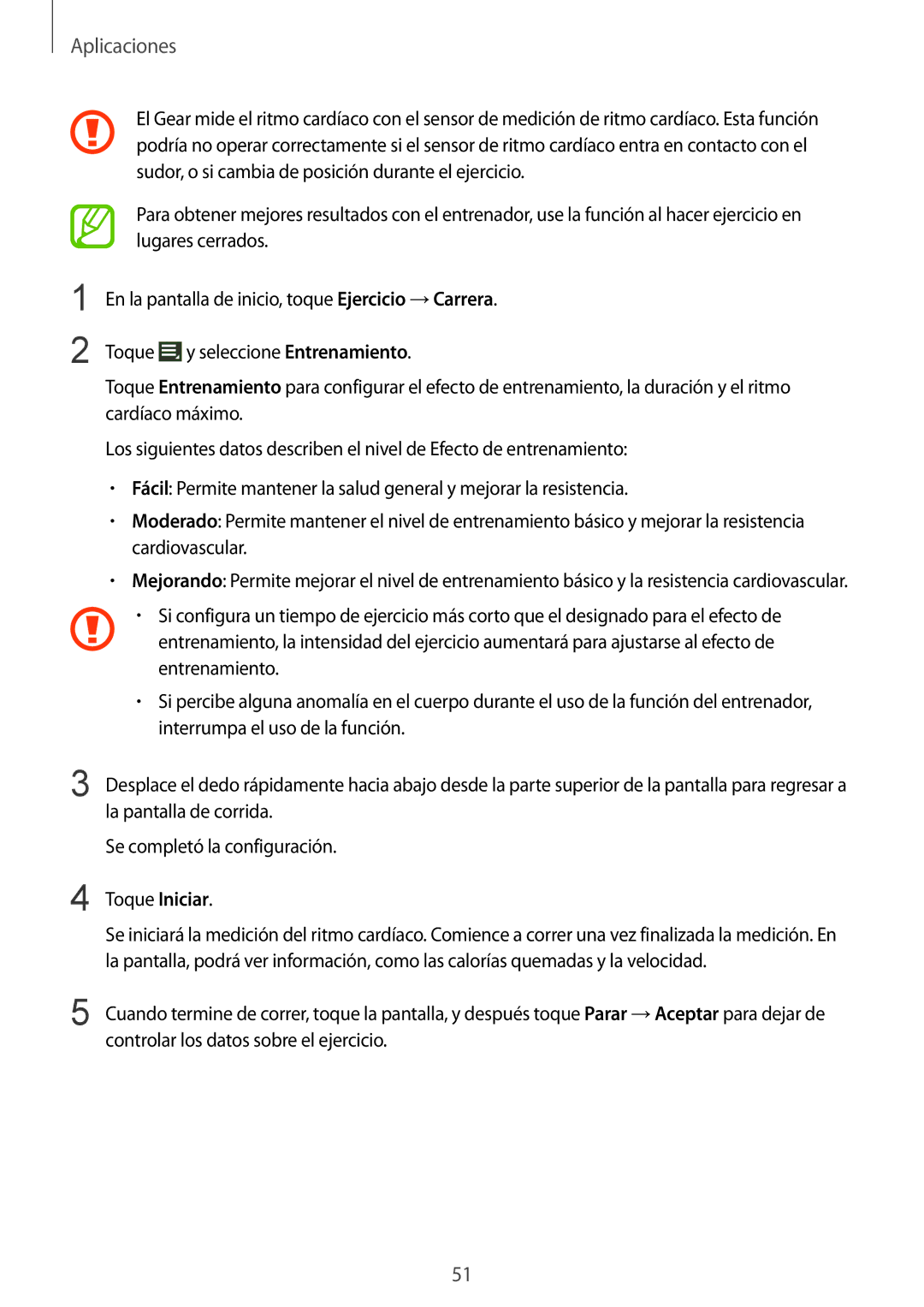 Samsung SM-R3810ZOAXAR, SM-R3810ZKAPHE, SM-R3810ZAAPHE, SM-R3810ZOAPHE manual Aplicaciones 