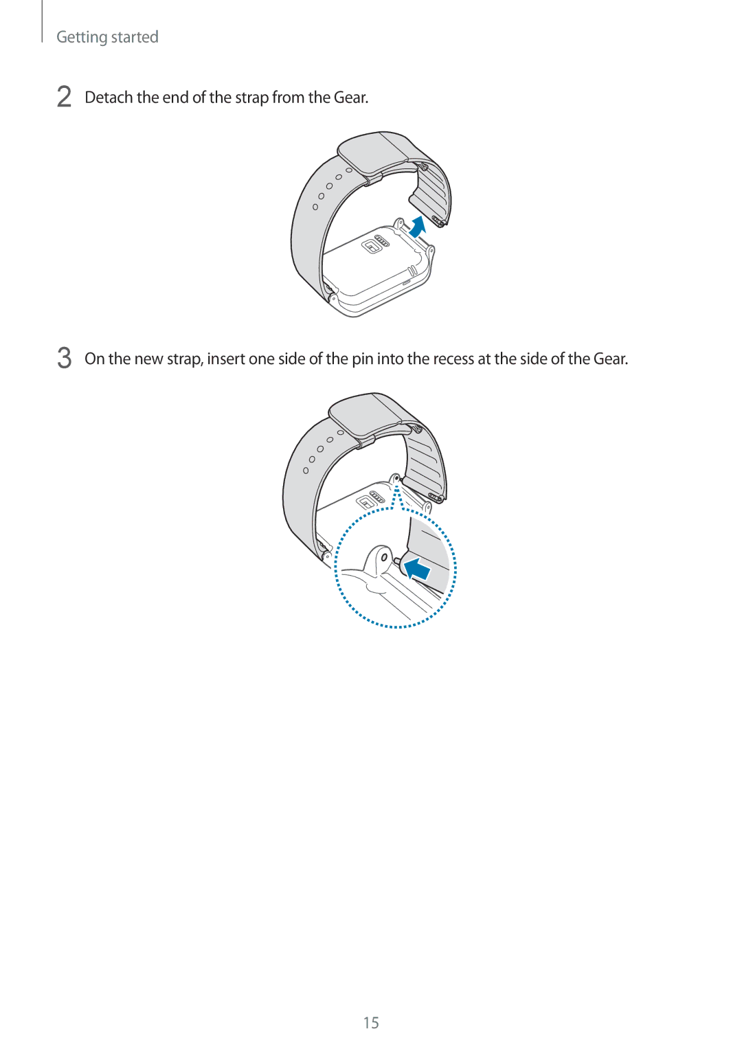 Samsung SM-R3810ZOAPHE, SM-R3810ZOADBT, SM-R3810ZKATPH, SM-R3810ZKAEUR, SM-R3810ZAAATO, SM-R3810ZKADBT manual Getting started 