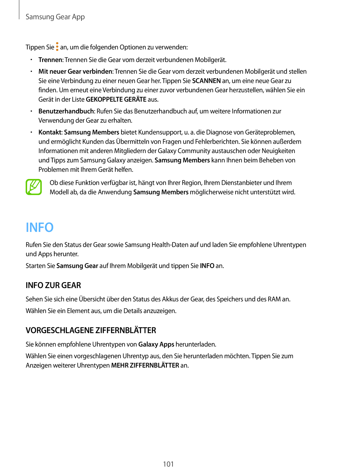 Samsung SM-R600NZBADBT, SM-R600NZKADBT manual Info 