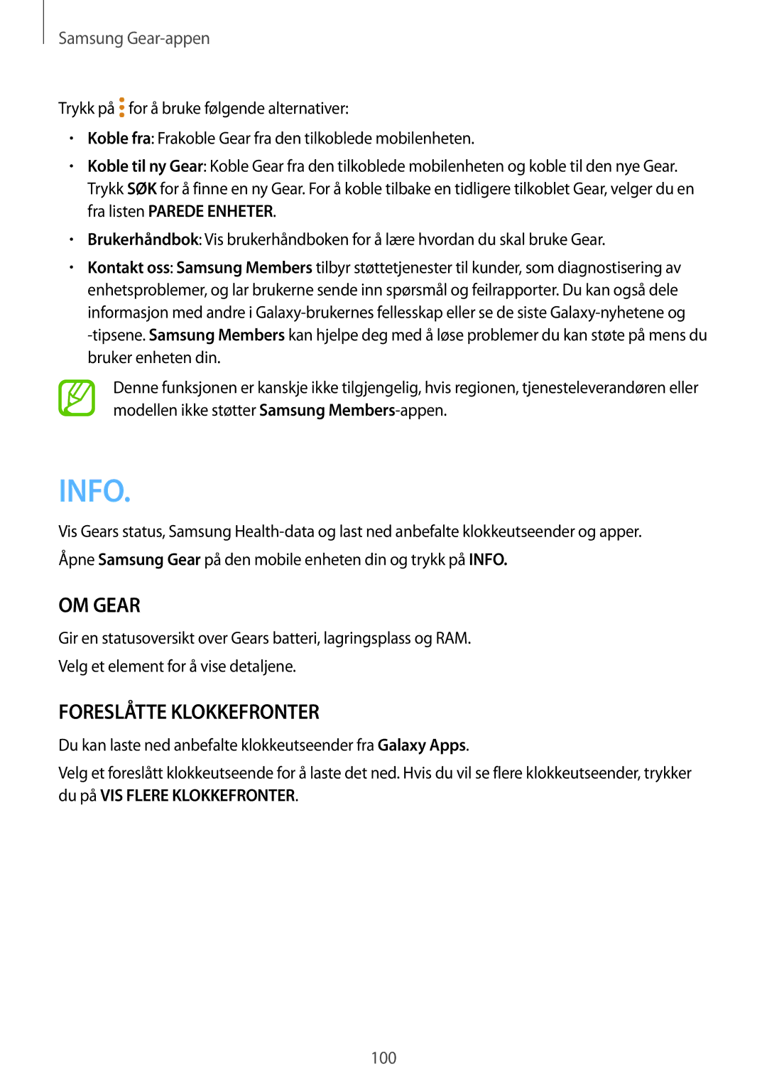 Samsung SM-R600NZKANEE, SM-R600NZBANEE manual Info 