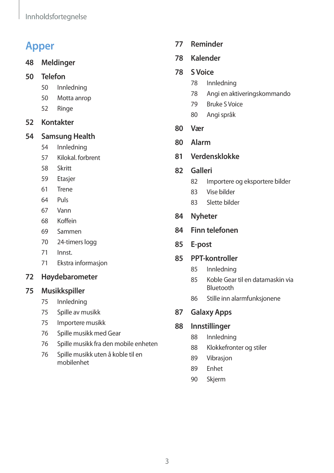 Samsung SM-R600NZBANEE, SM-R600NZKANEE manual Apper 