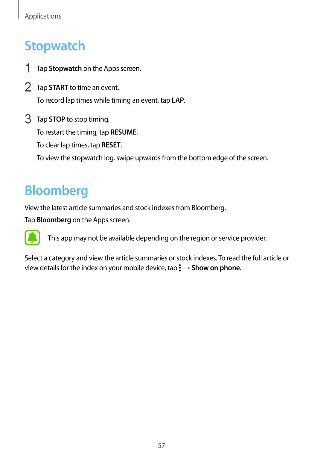 Samsung SM-R7200ZKAXJP, SM-R7200ZWAXJP, SM-R7200ZKAKDI, SM-R7200ZKADCM, SM-R7200ZWAKSA, SM-R7200ZKAKSA Stopwatch, Bloomberg 