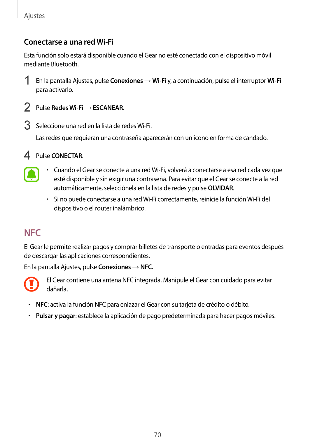 Samsung SM-R7320ZKAPHE, SM-R7200ZWAPHE manual Conectarse a una red Wi-Fi, Pulse Redes Wi-Fi →ESCANEAR, Pulse Conectar 