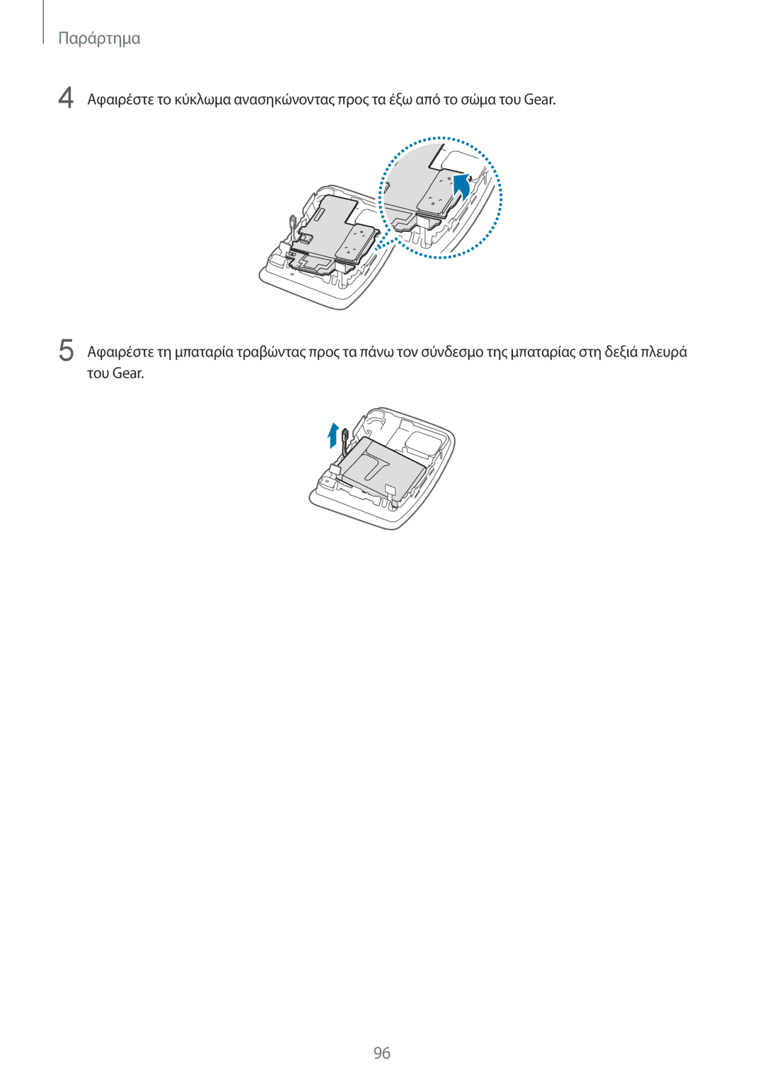 Samsung SM-R7500ZWAEUR, SM-R7500ZKAEUR manual Παράρτημα 