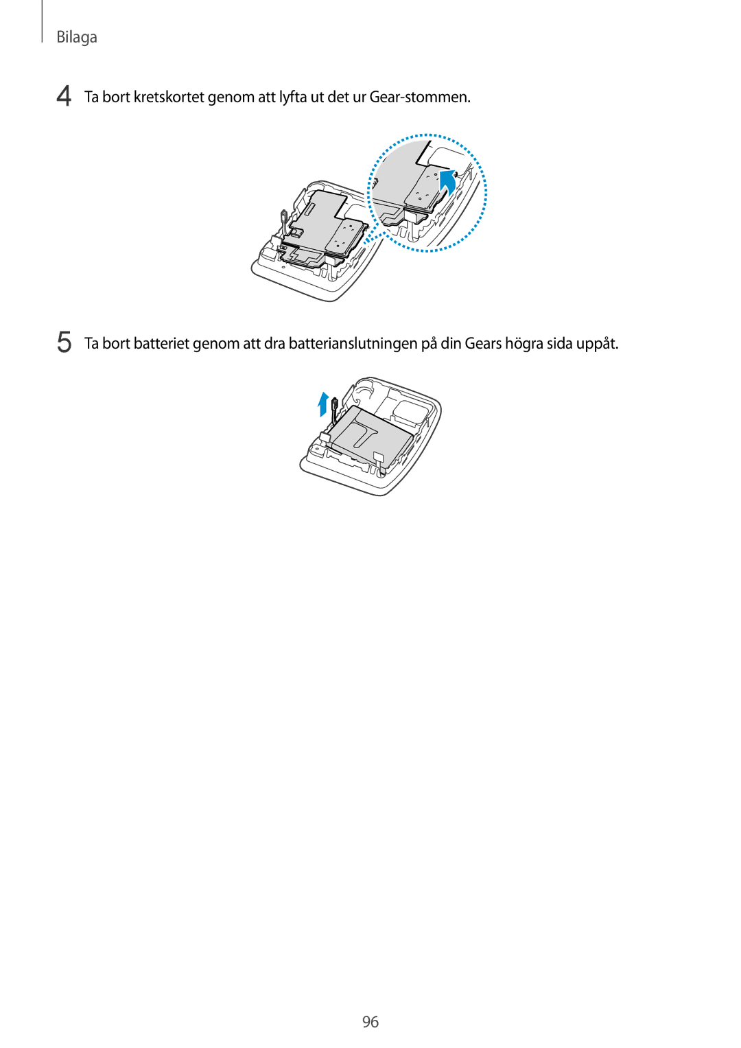 Samsung SM-R7500ZWANEE, SM-R7500ZWBNEE, SM-R7500ZKANEE, SM-R7500ZKBNEE manual Bilaga 