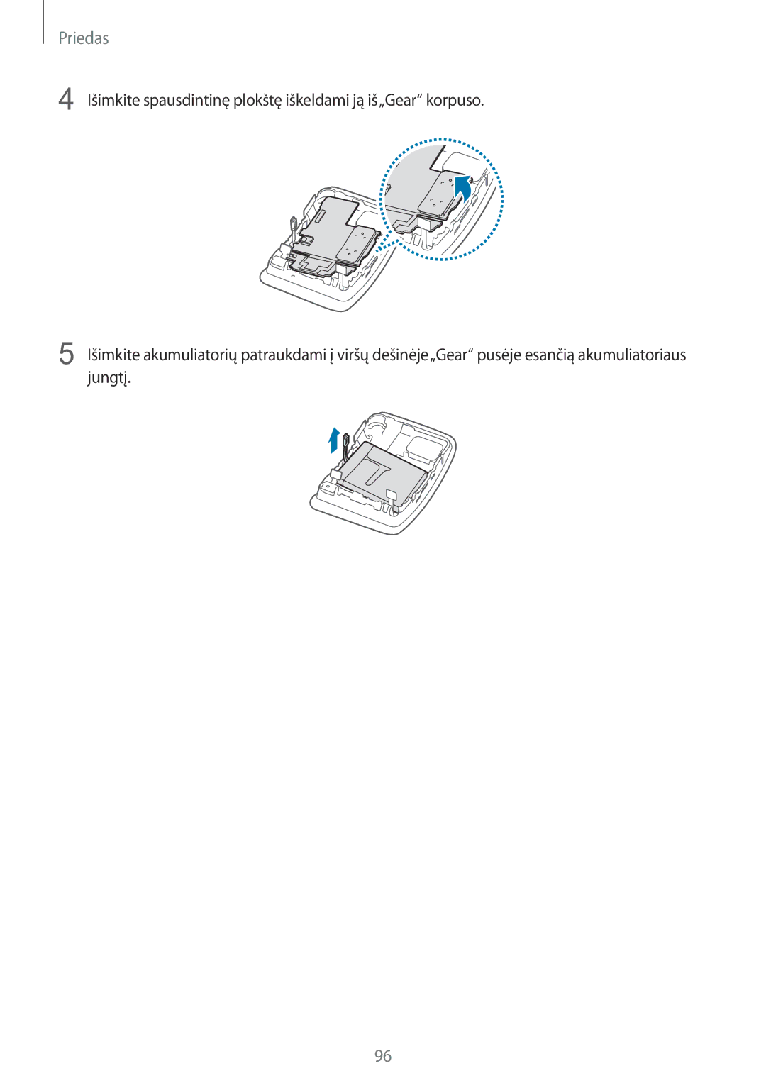 Samsung SM-R7500ZWASEB, SM-R7500ZKASEB manual Priedas 