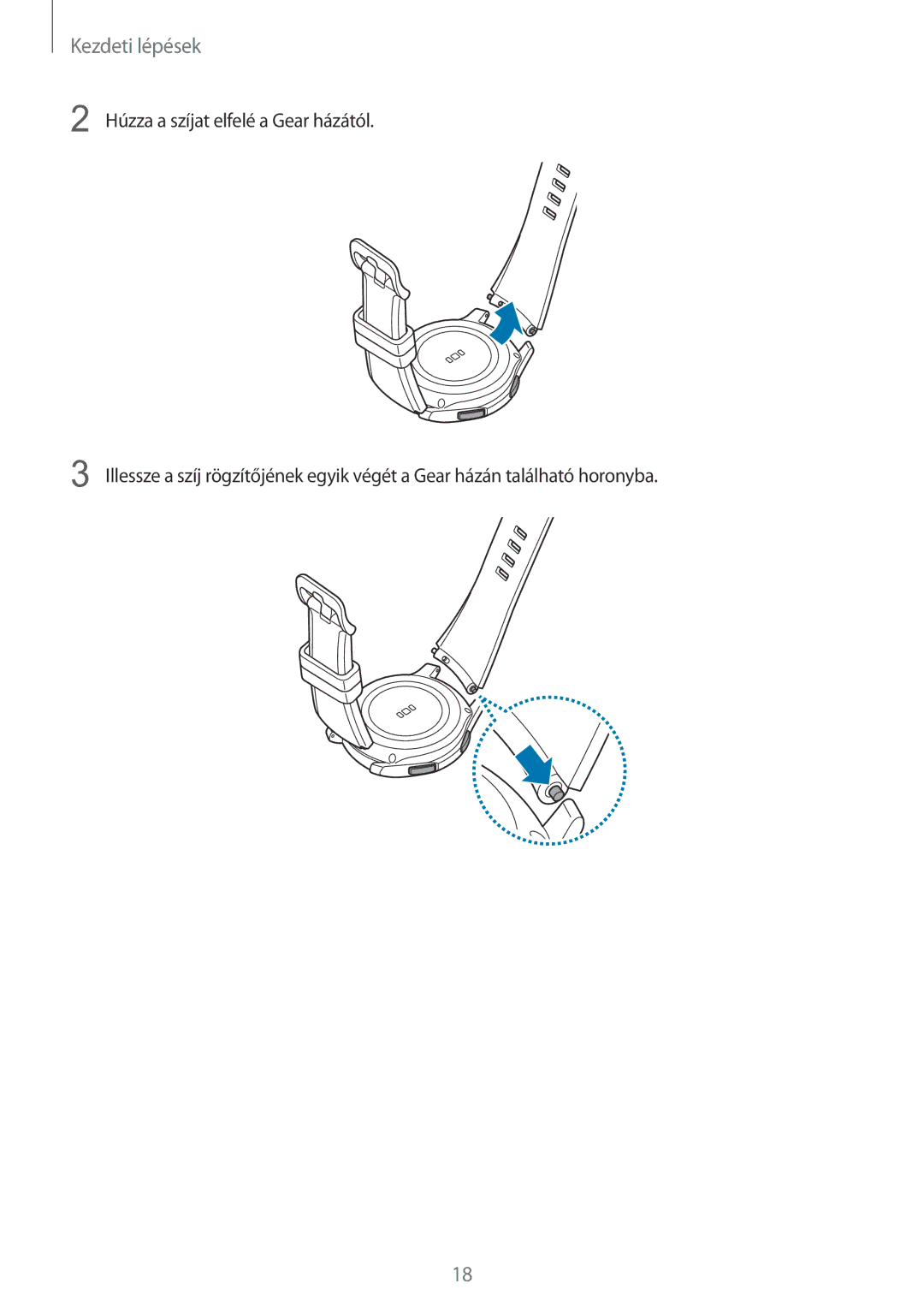 Samsung SM-R760NDAAXEH, SM-R770NZSAXEH manual Kezdeti lépések 