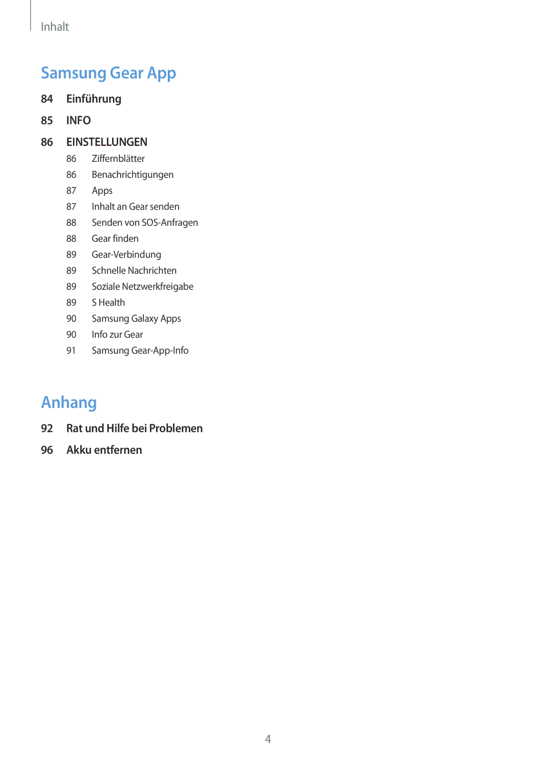 Samsung SM-R770NZSADBT, SM-R760NDAADBT manual Anhang 