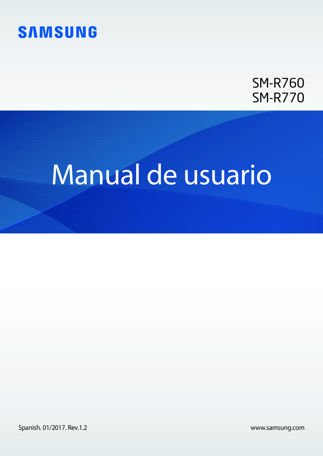 Samsung SM-R760NDAAPHE, SM-R770NZSAPHE manual Manual de usuario 