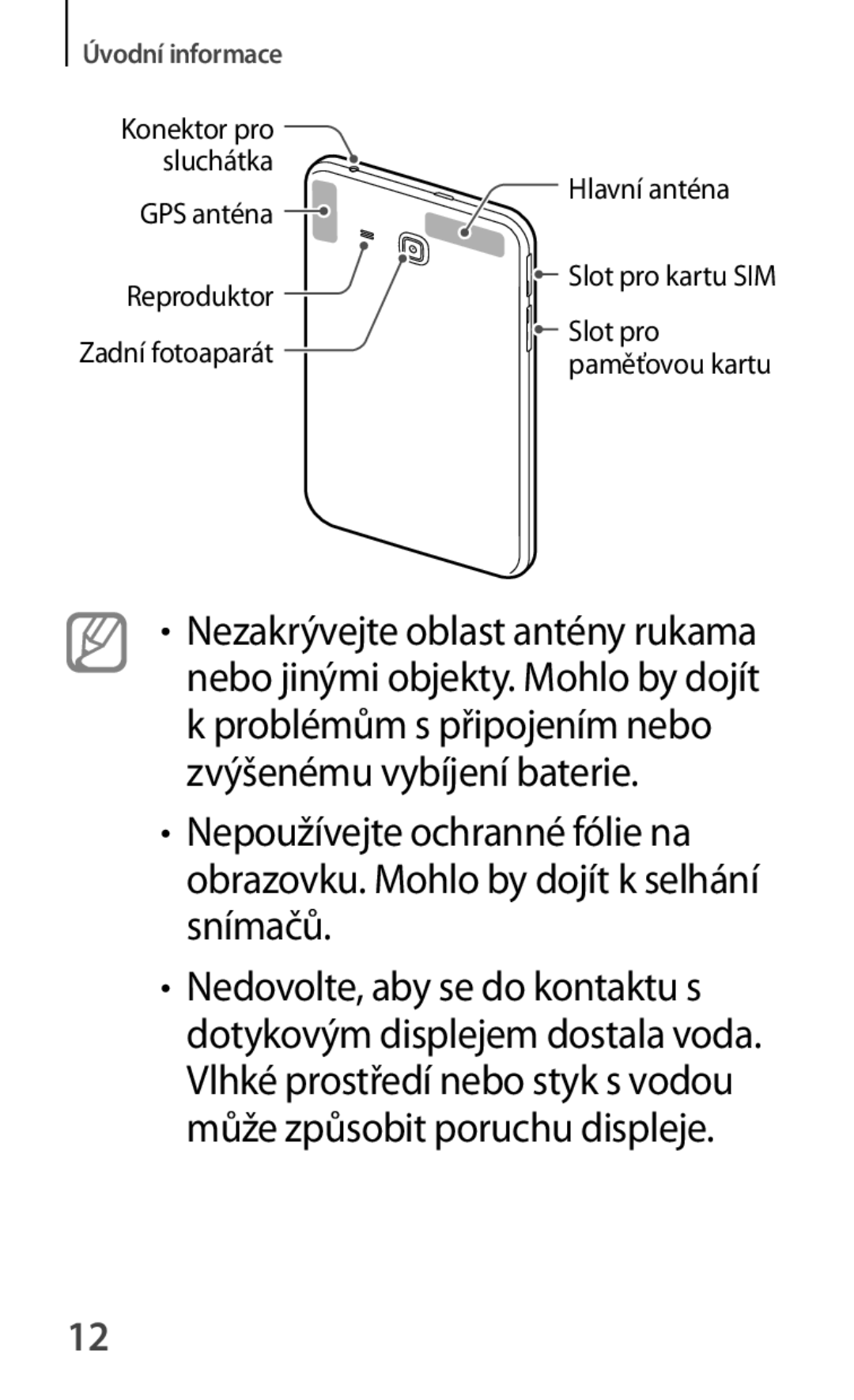 Samsung SM-T111NPIAXSK, SM-T111NDWAEUR, SM2T111NDWATMH, SM-T111NDWAXEH, SM-T111NDWAXSK, SM-T111NDWAXEZ manual Reproduktor 