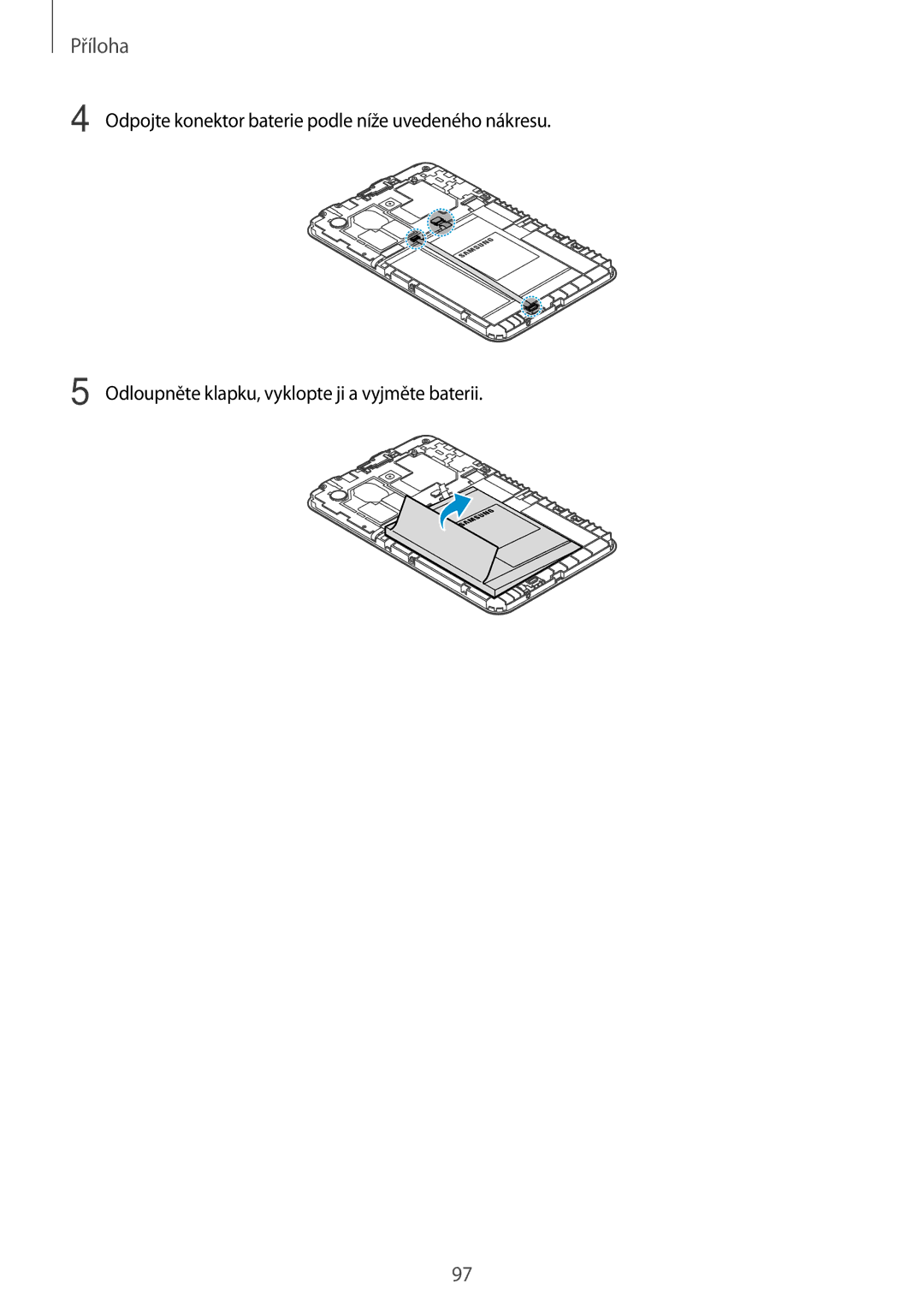 Samsung SM-T116NYKAEUR, SM-T116NDWAEUR, SM-T116NDWAXEH, SM-T116NYKAXSK, SM-T116NYKAXEH, SM-T116NDWAXSK manual Příloha 