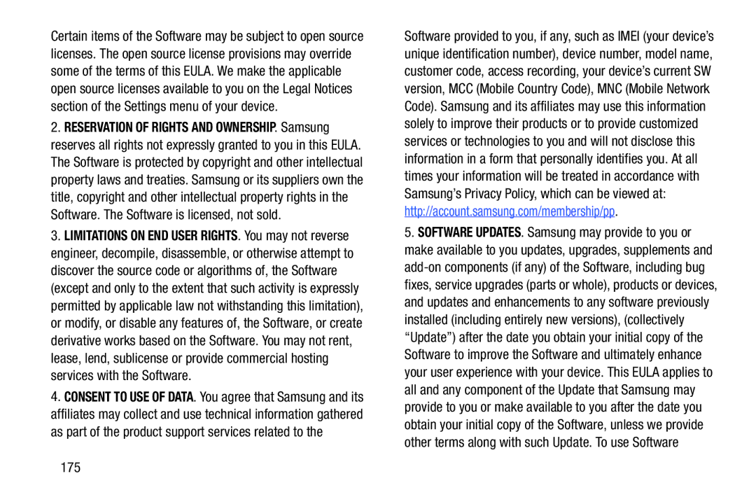 Samsung SM-T2105GYYXAR user manual 175 