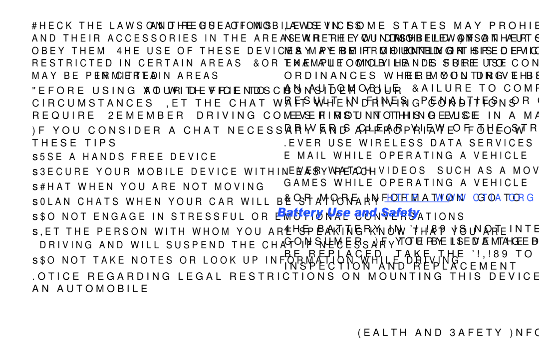 Samsung SM T210RZWYXAR, SM-T210RGNYXAR, SMT210RZWYXAR, SMT210RGNYXAR user manual Battery Use and Safety, 156 