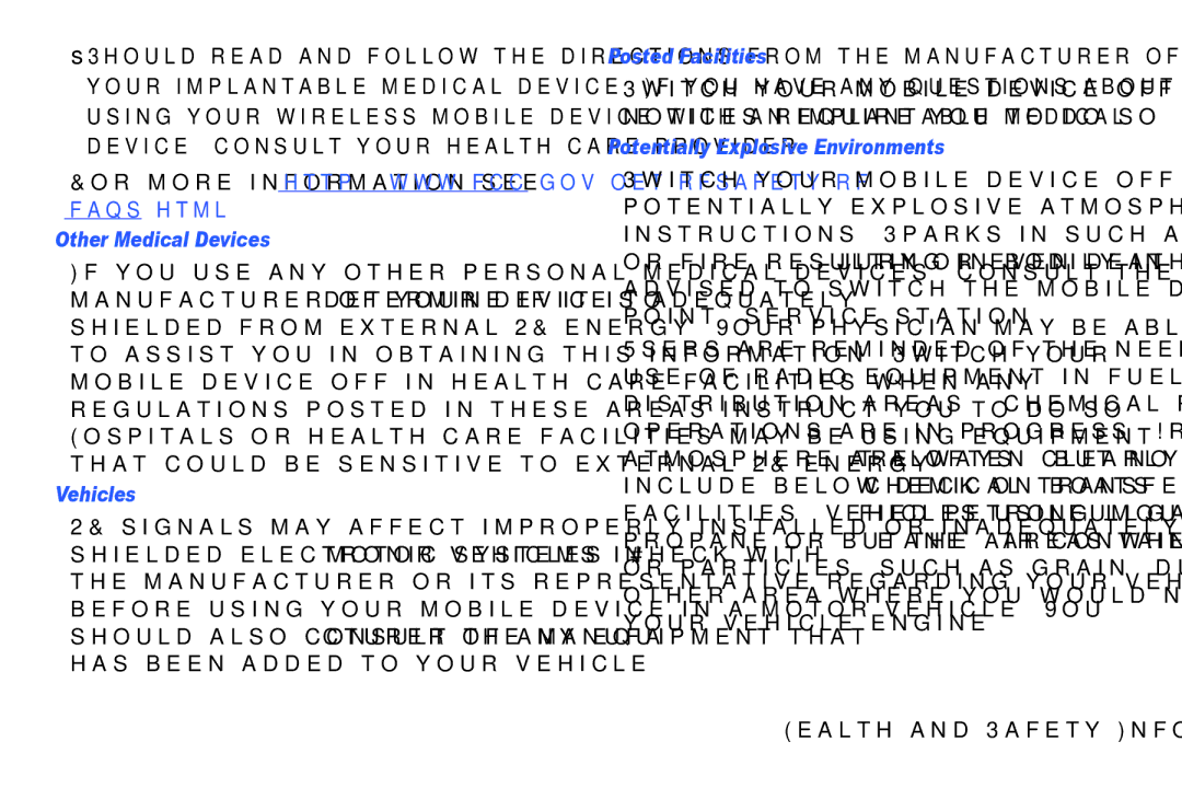 Samsung SMT210RGNYXAR Other Medical Devices, Vehicles, Posted Facilities, Potentially Explosive Environments, 164 