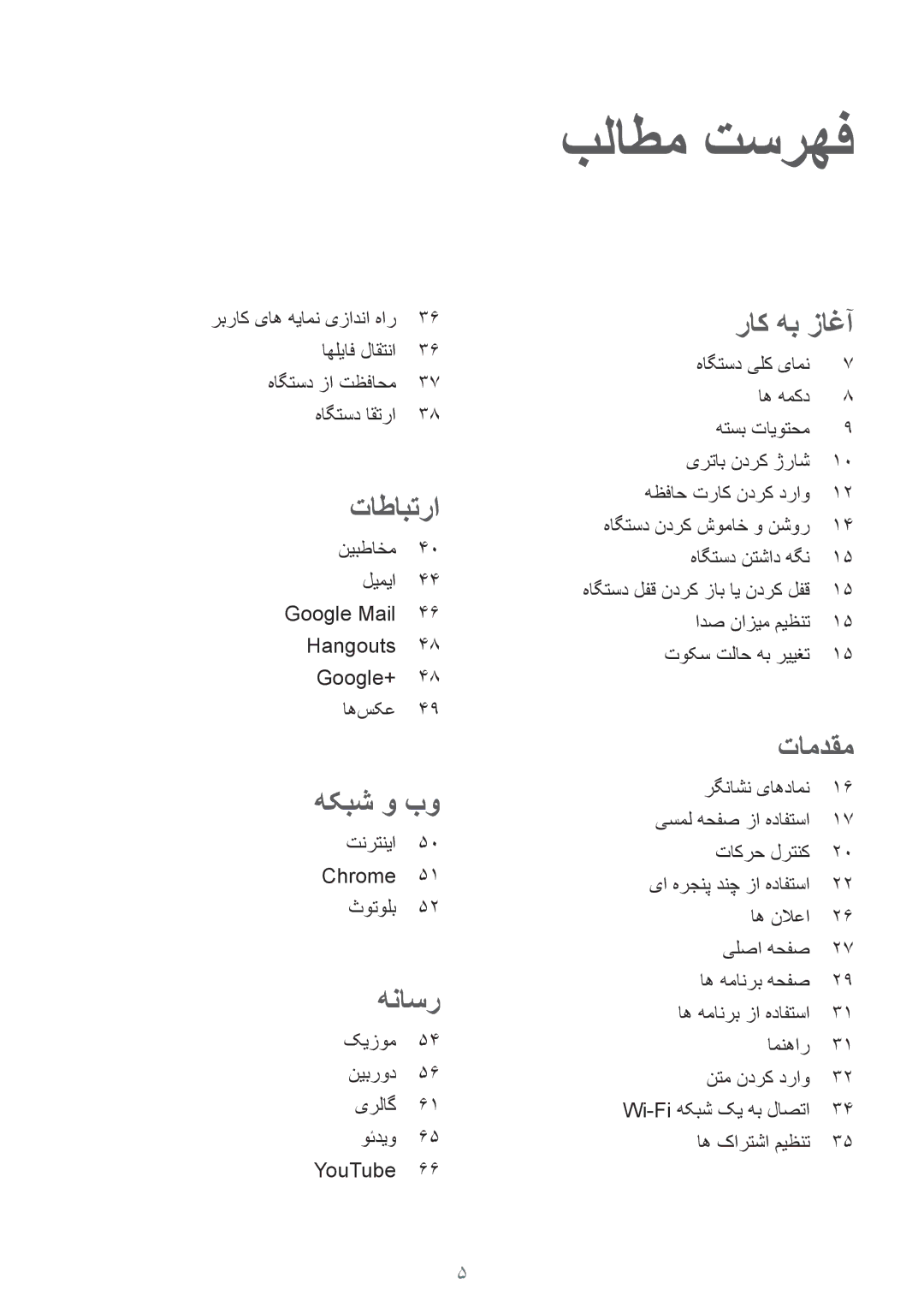 Samsung SM-T230NYKAKSA manual بلاطم تسرهف 