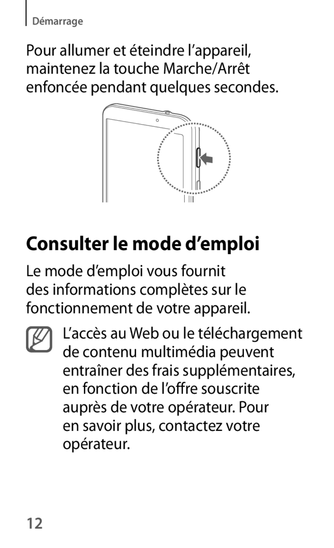 Samsung SM-T230NYKAXEF, SM-T230NZWAXEF manual Consulter le mode d’emploi 