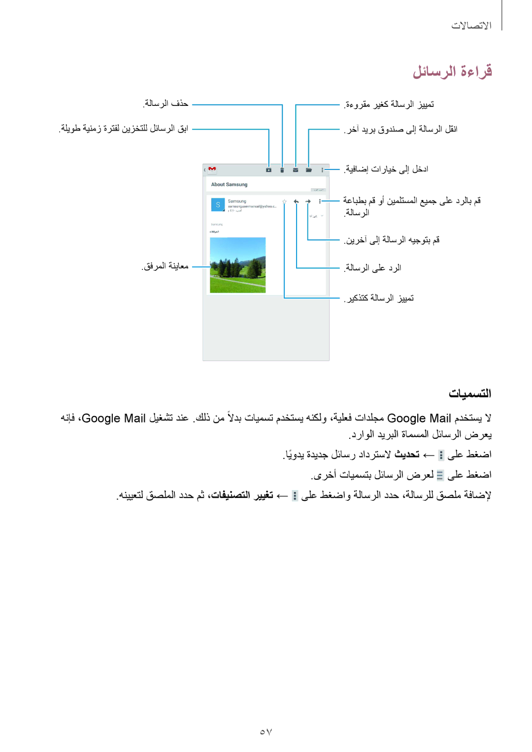 Samsung SM-T231NZWAKSA manual تايمستلا 