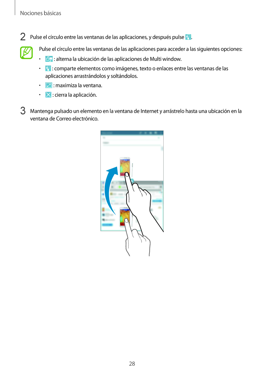 Samsung SM-T235NYKAPHE, SM-T235NZWAXEF, SM-T235NZWAPHE manual Nociones básicas 