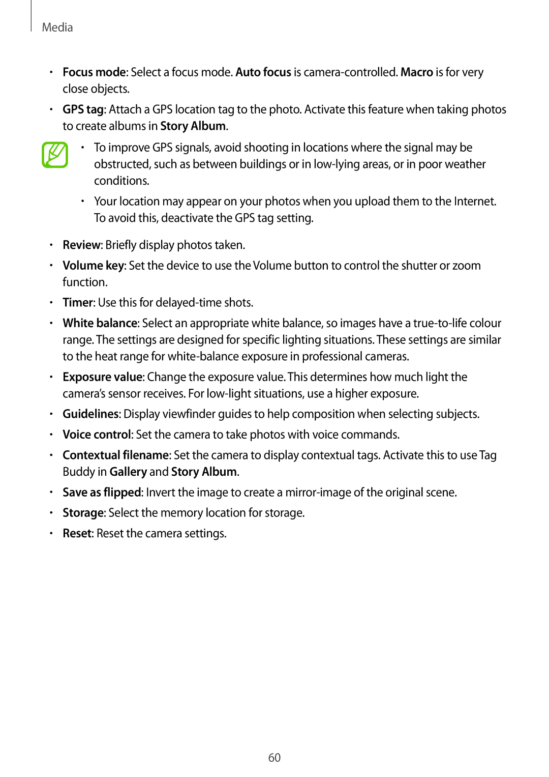 Samsung SM-T310 user manual Media 