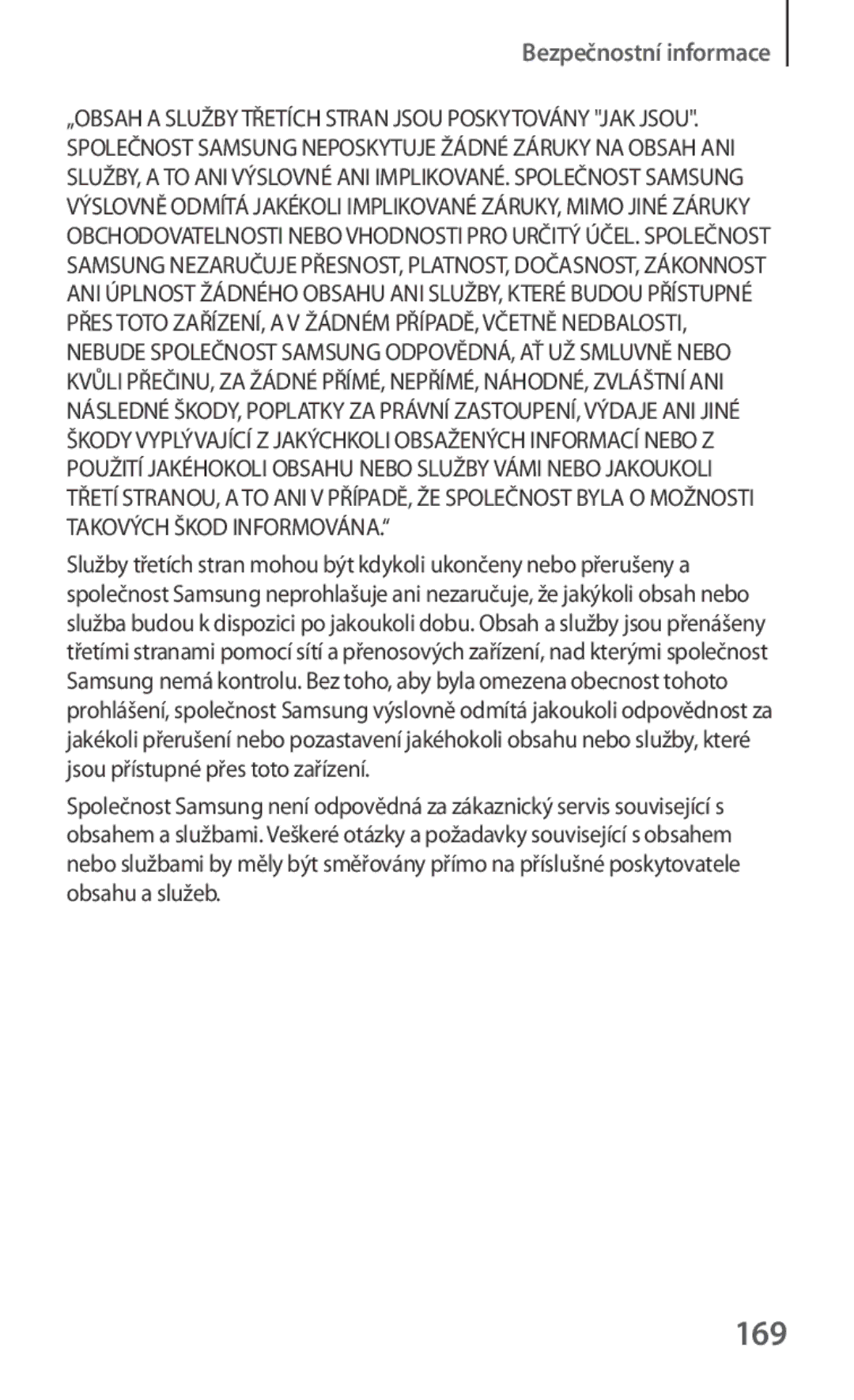 Samsung SM-T3100MKAEUR, SM-T3100ZWAXEO, SM-T3100ZWAATO, SM-T3100GNAATO, SM-T3100MKAATO, SM-T3100MKAAUT, SM-T3100ZWAAUT manual 169 