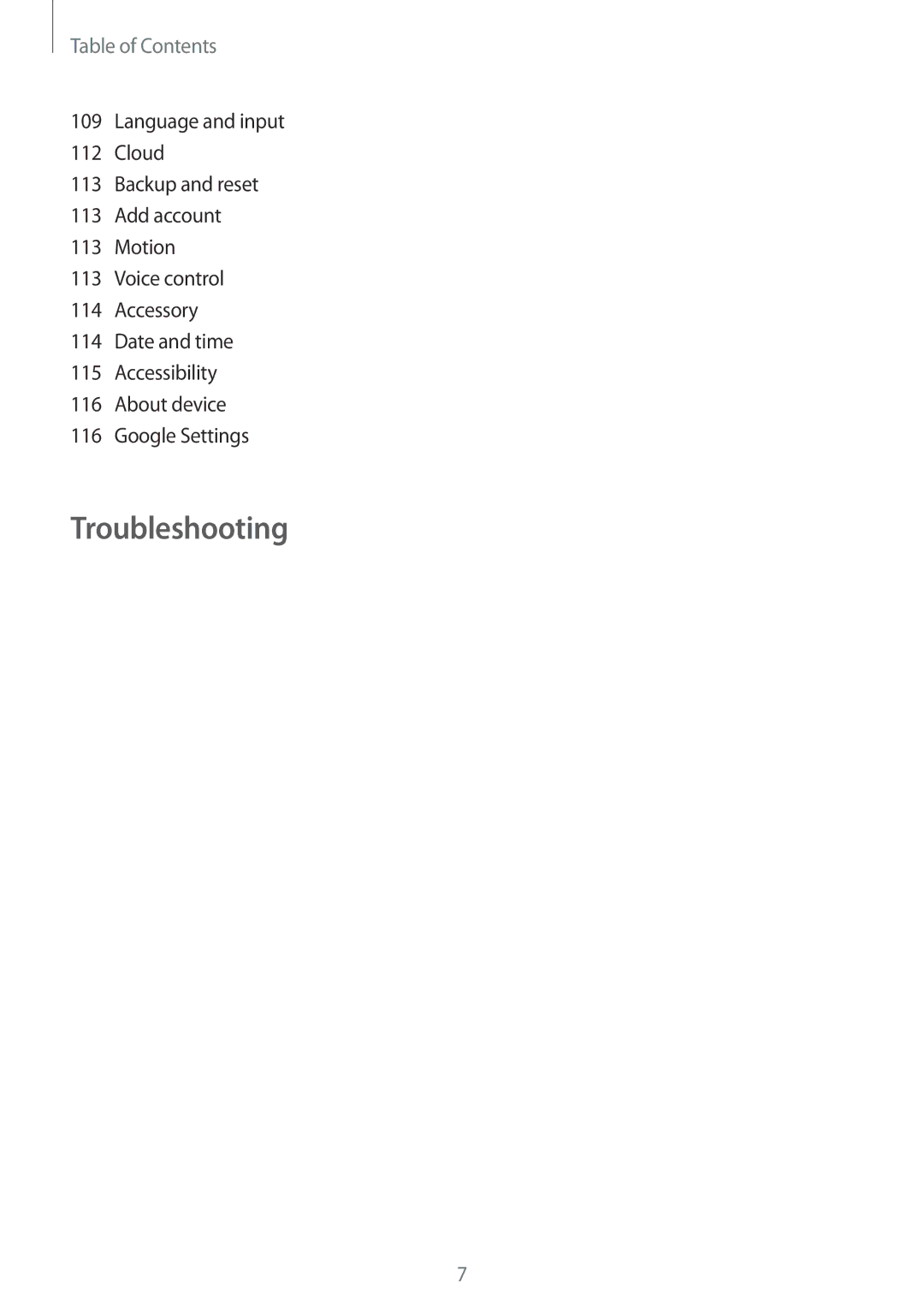 Samsung SM-T3150MKABOG, SM-T3150ZWAVD2, SM-T3150ZWADBT, SM-T3150ZWADTM, SM-T3150MKADBT, SM-T3150ZWAXEF manual Troubleshooting 