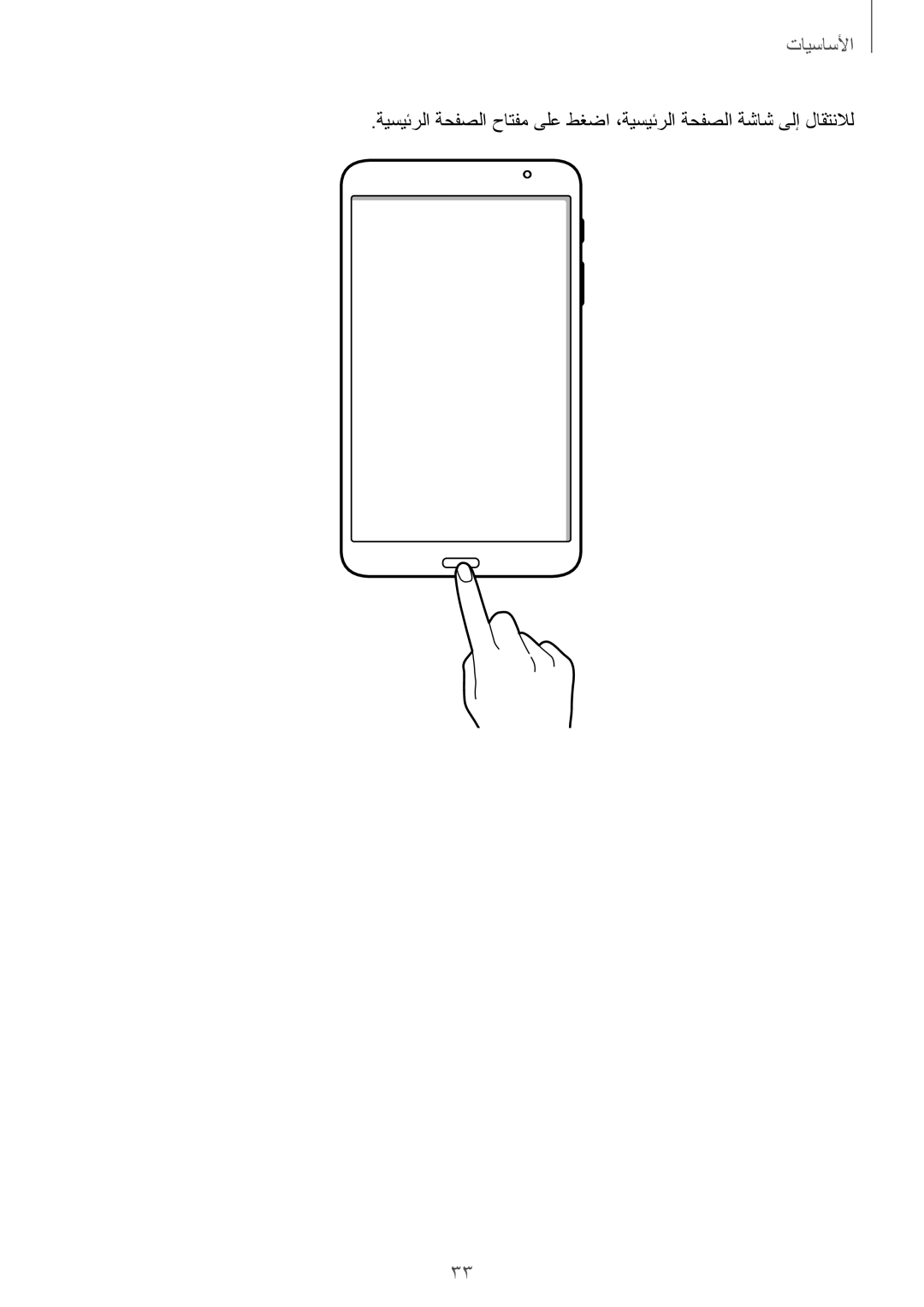 Samsung SM-T320NZKAXSG, SM-T320NZKAKSA, SM-T320NZWAKSA, SM-T320NZWAEGY, SM-T320NZWAXSG, SM-T320NZKAEGY manual الأساسيأا 