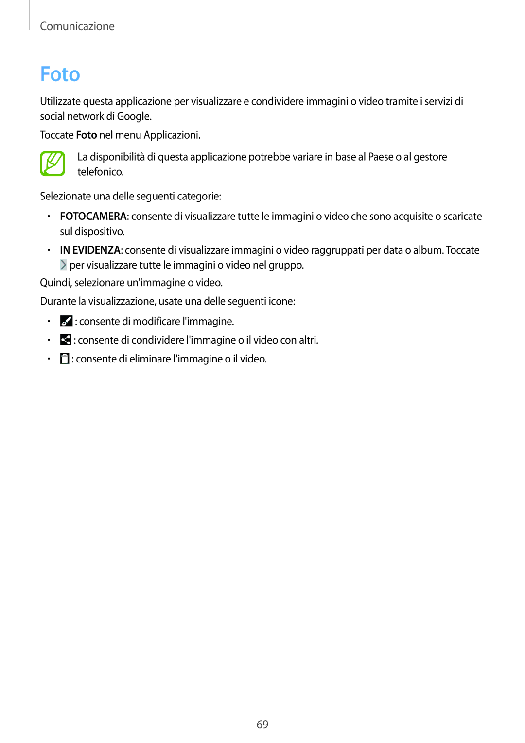 Samsung SM-T325NZWADBT, SM-T325NZWAITV, SM-T325NZWAXEO manual Foto 