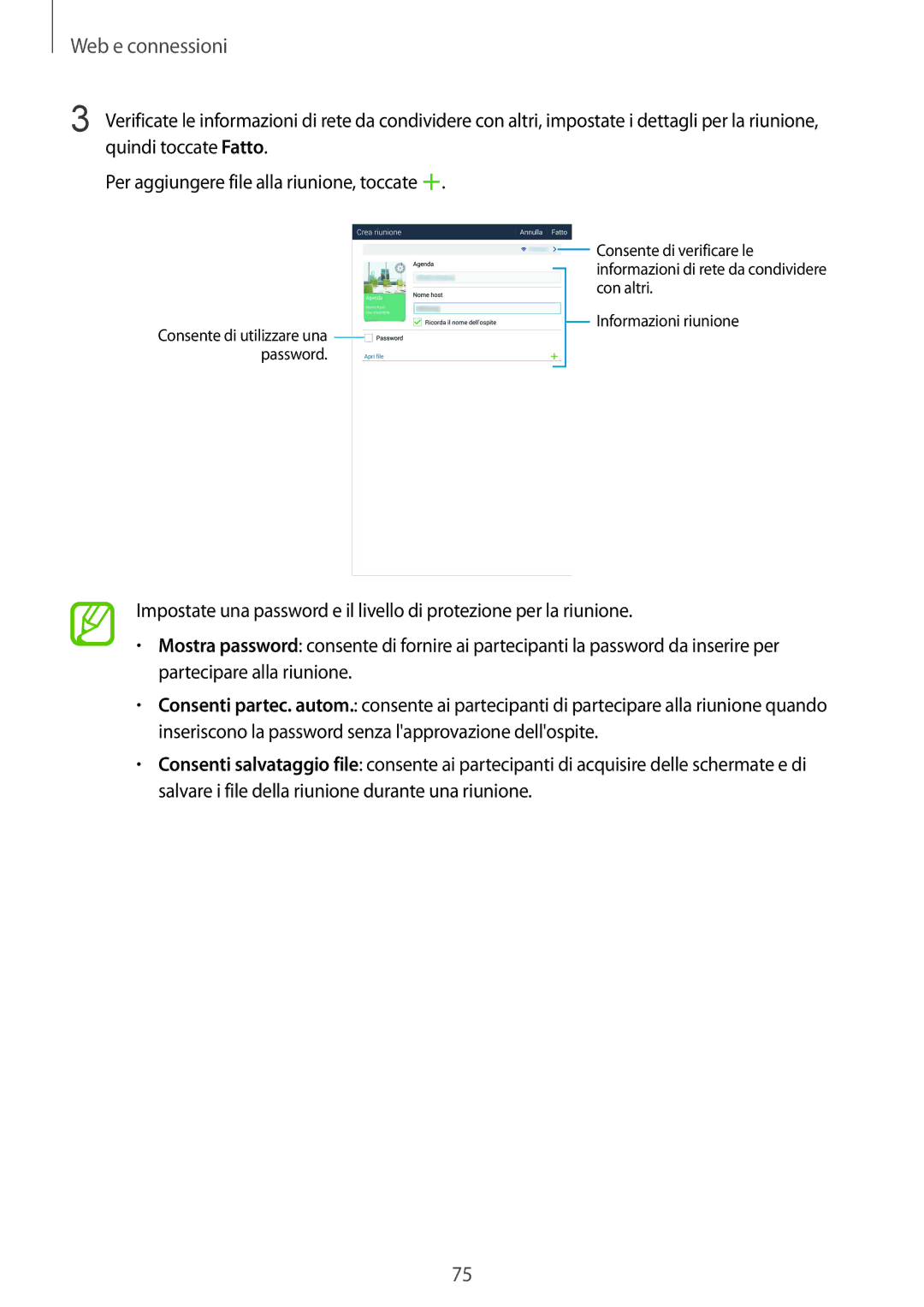 Samsung SM-T325NZWADBT, SM-T325NZWAITV, SM-T325NZWAXEO manual Consente di verificare le 