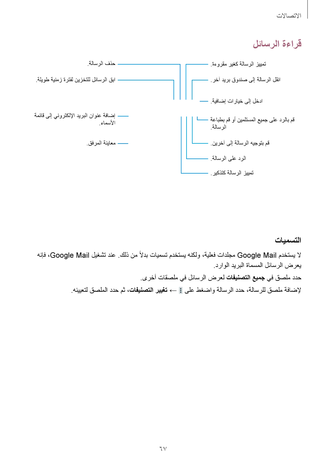 Samsung SM-T325NZKAEGY, SM-T325NZWAEGY, SM-T325NZKAKSA, SM-T325NZWAXSG, SM-T325NZWAKSA manual تايمستلا 