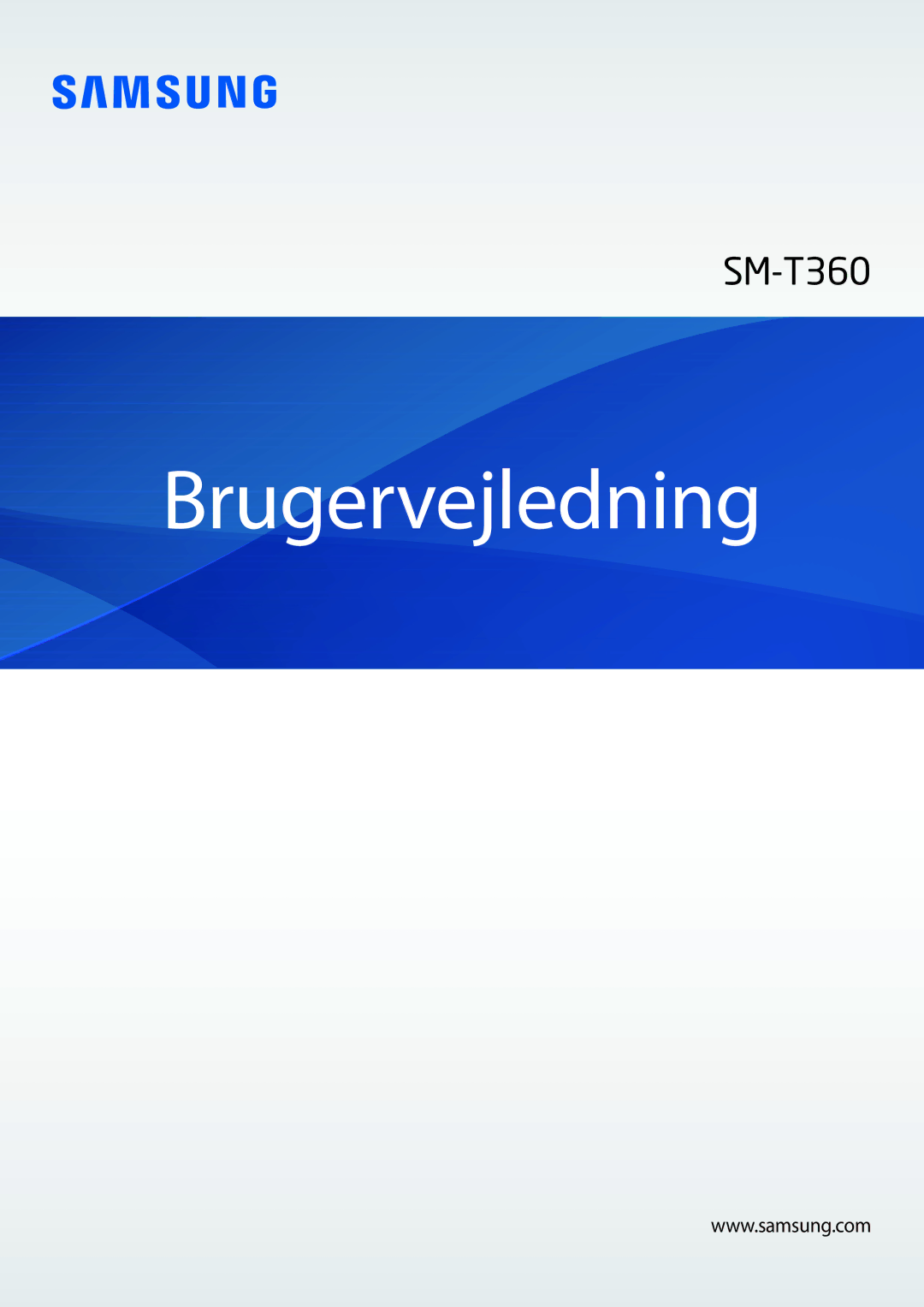 Samsung SM-T360NNGANEE manual Brugervejledning 