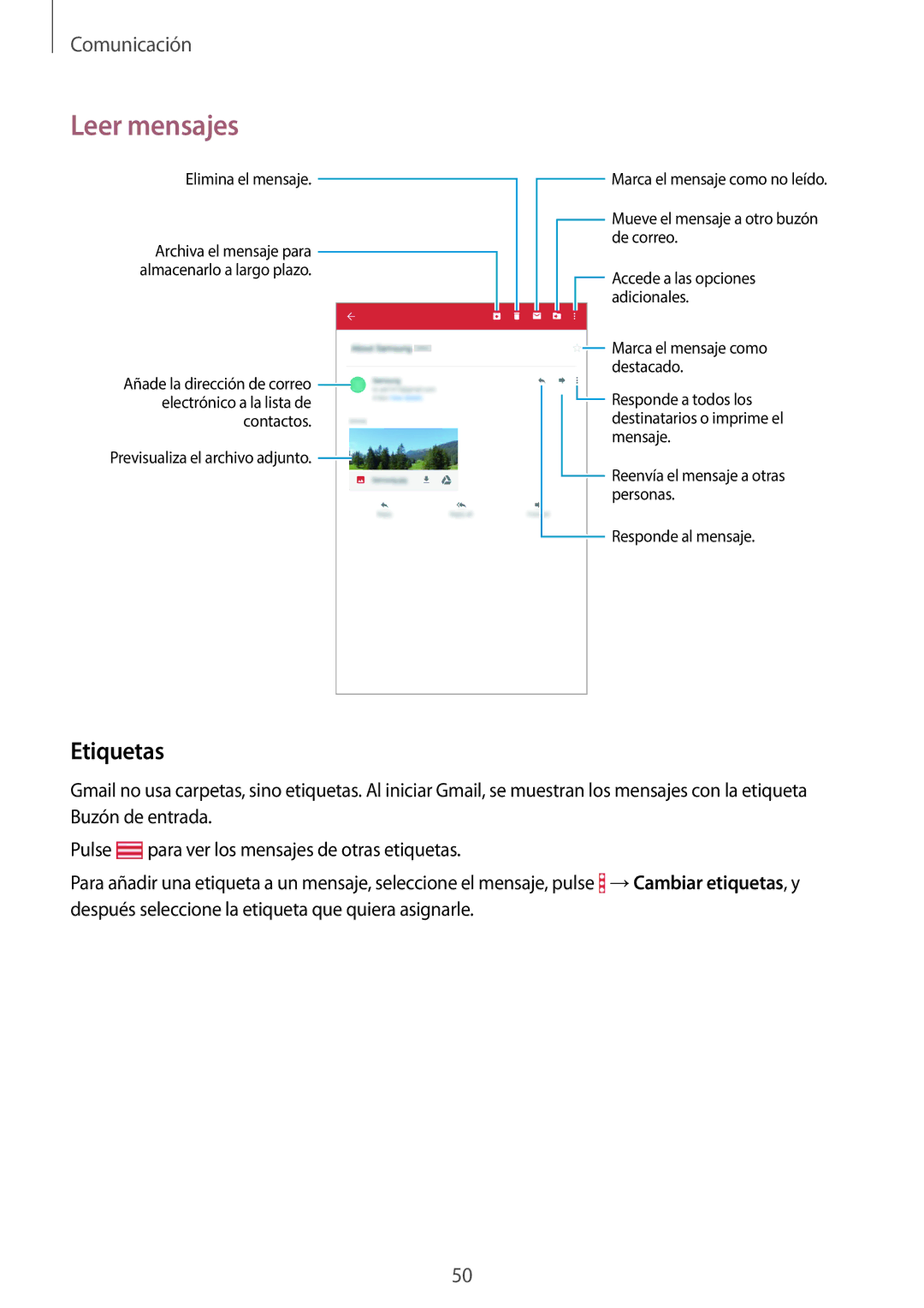 Samsung SM-T360NNGAPHE, SM-T360NNGATPH manual Etiquetas 