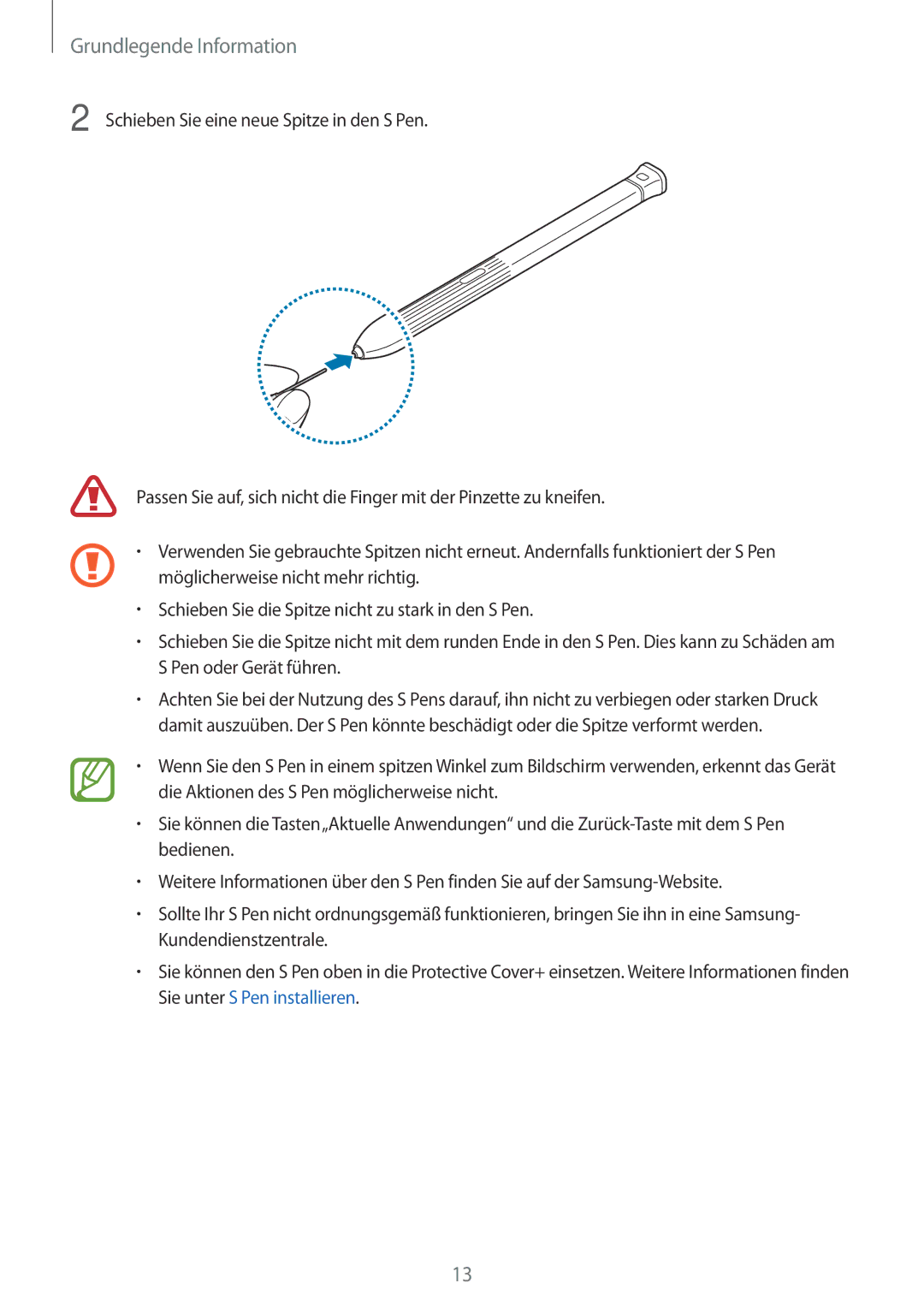 Samsung SM-T390NZKAATO manual Grundlegende Information 