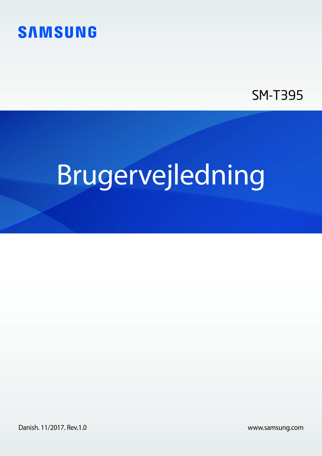 Samsung SM-T395NZKANEE manual Brugervejledning, Danish /2017. Rev.1.0 