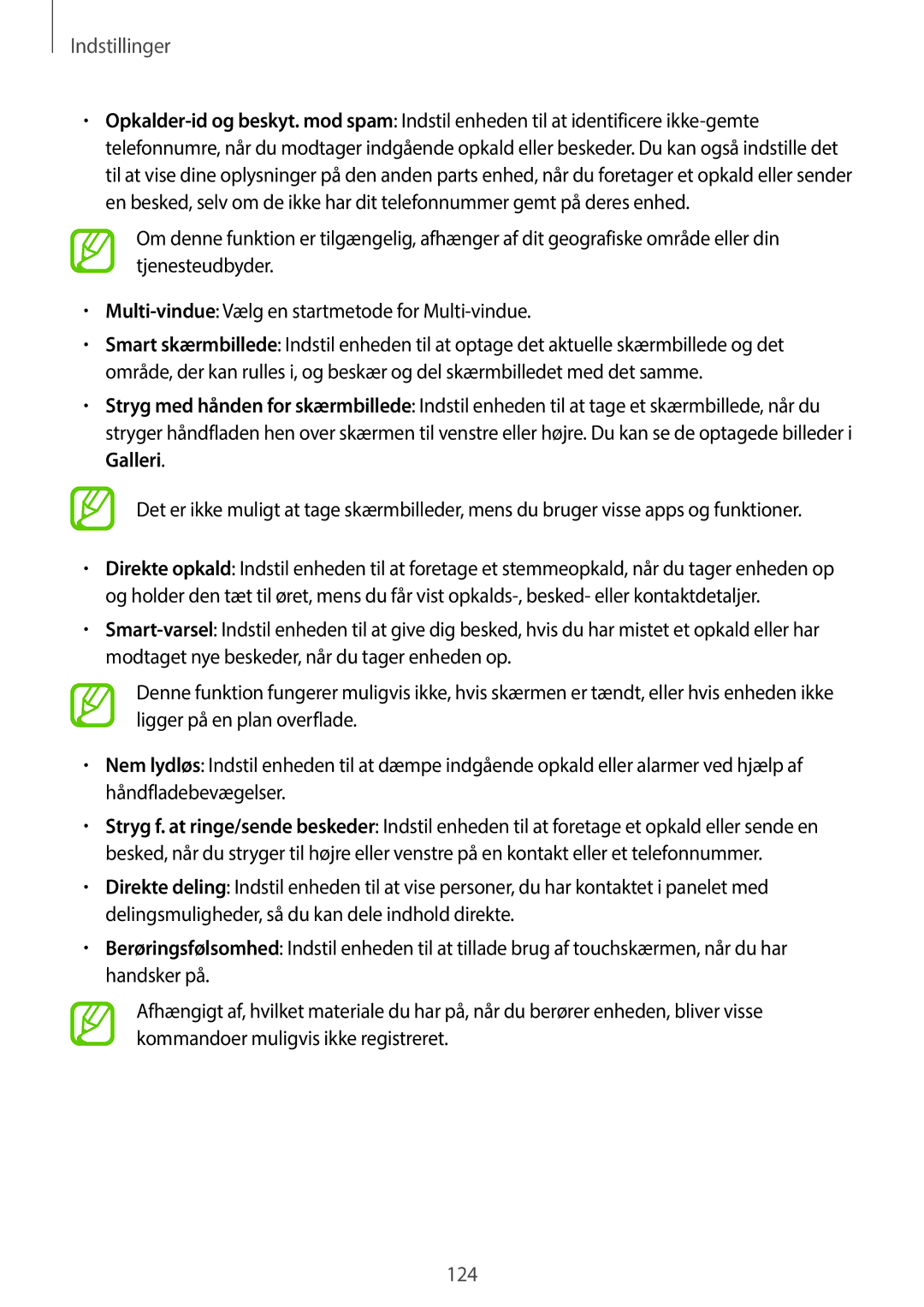 Samsung SM-T395NZKANEE manual 124 